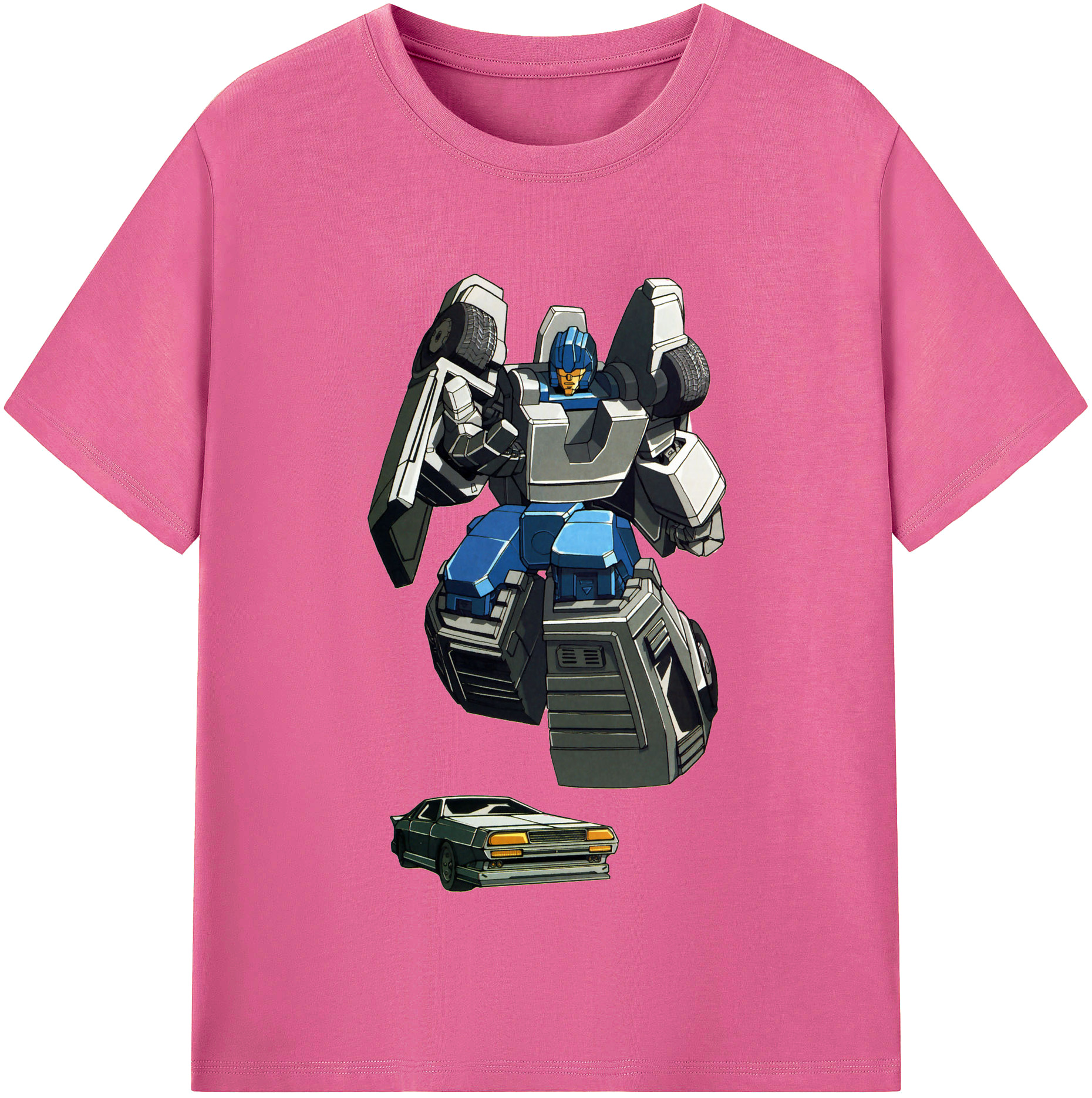 （画像用）  レディースカジュアルプリントTシャツ（綿100％）