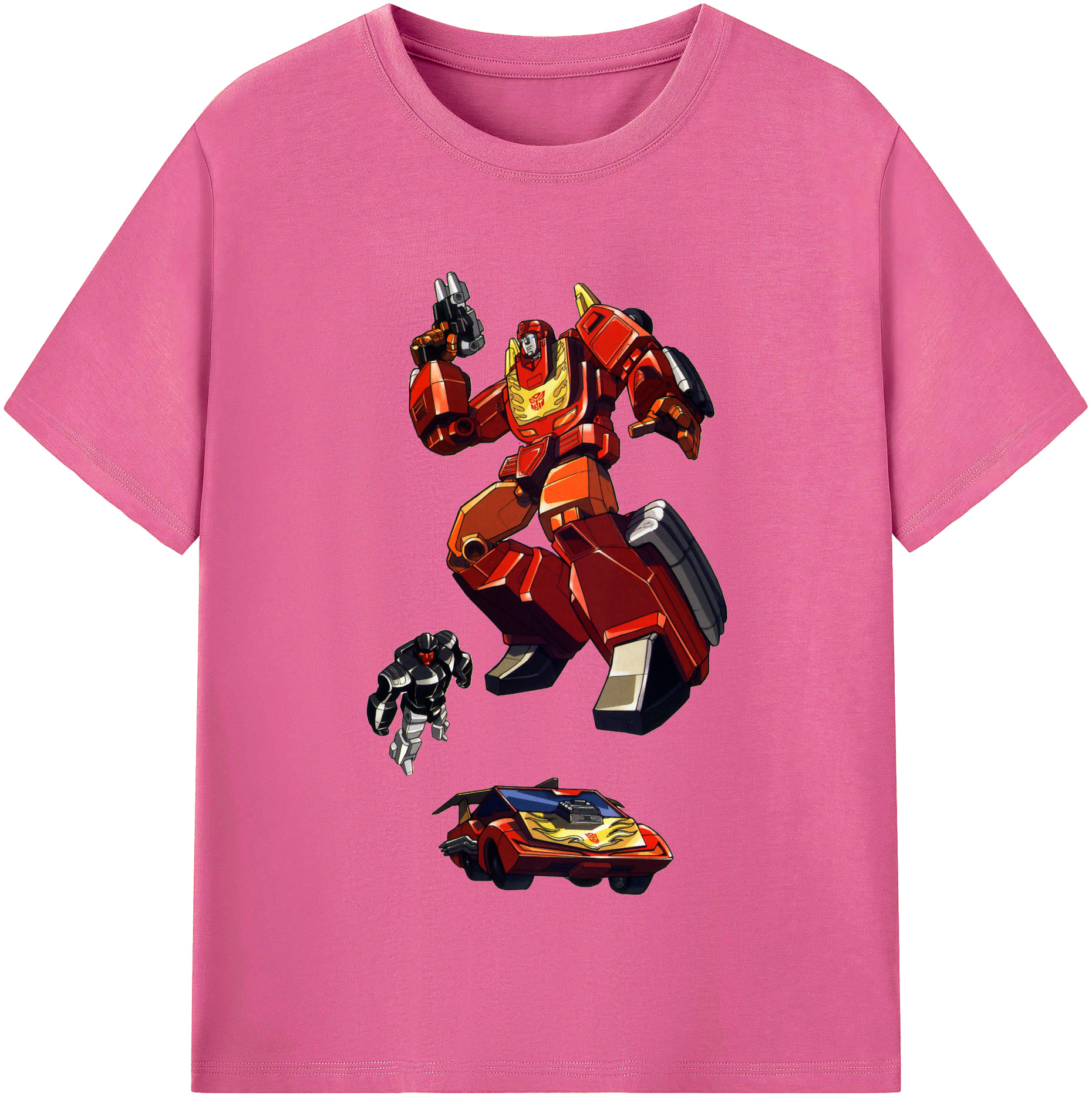 （画像用）  レディースカジュアルプリントTシャツ（綿100％）