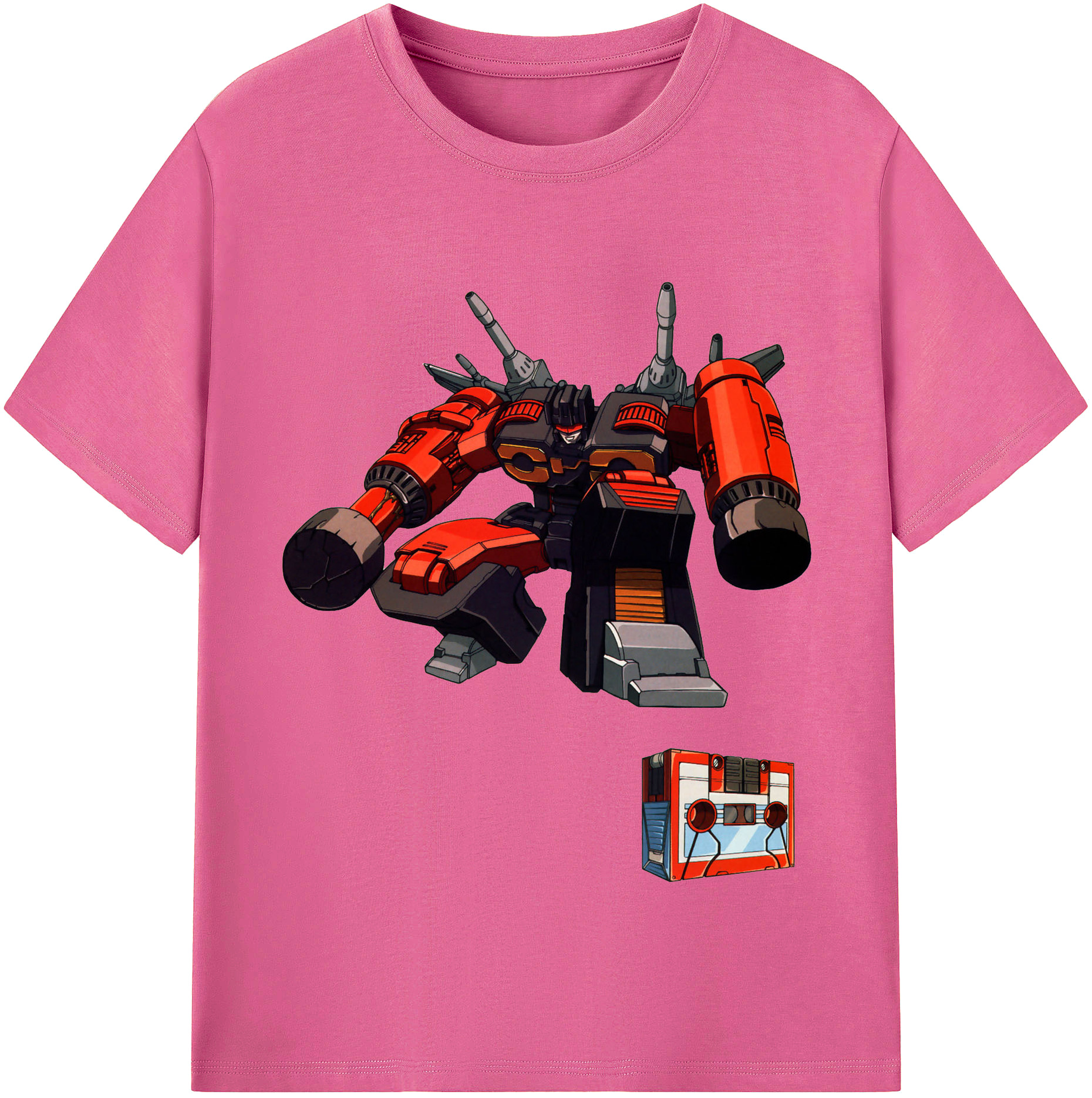 （画像用）  レディースカジュアルプリントTシャツ（綿100％）
