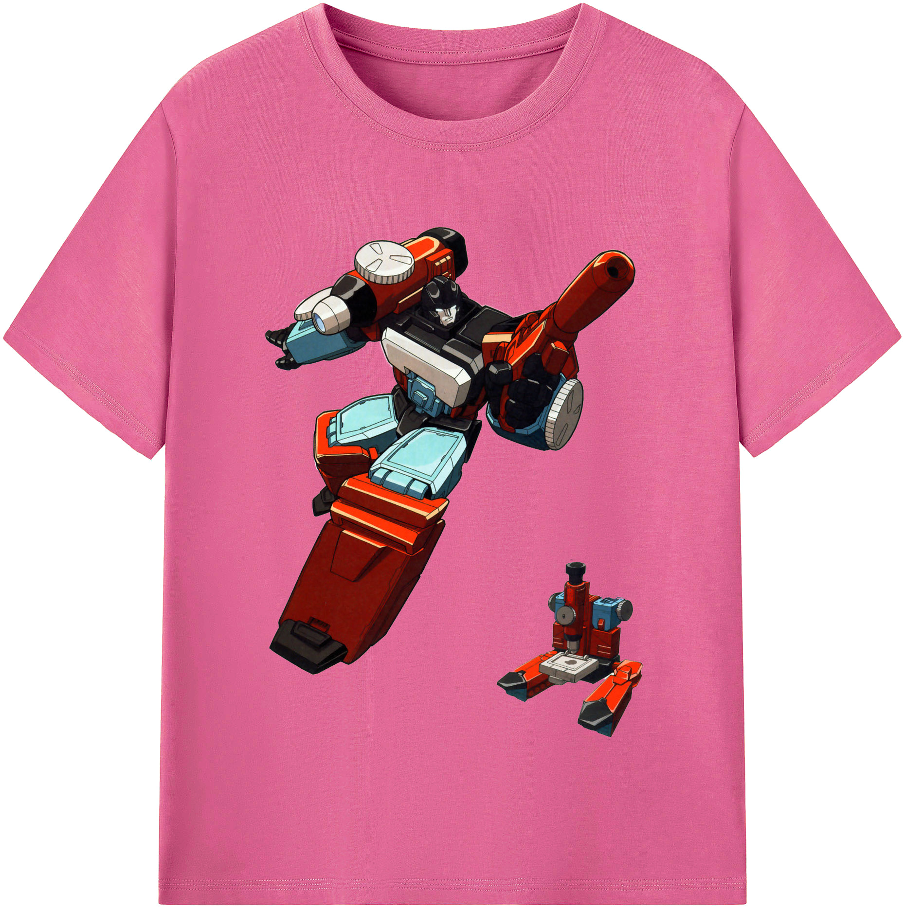 （画像用）  レディースカジュアルプリントTシャツ（綿100％）