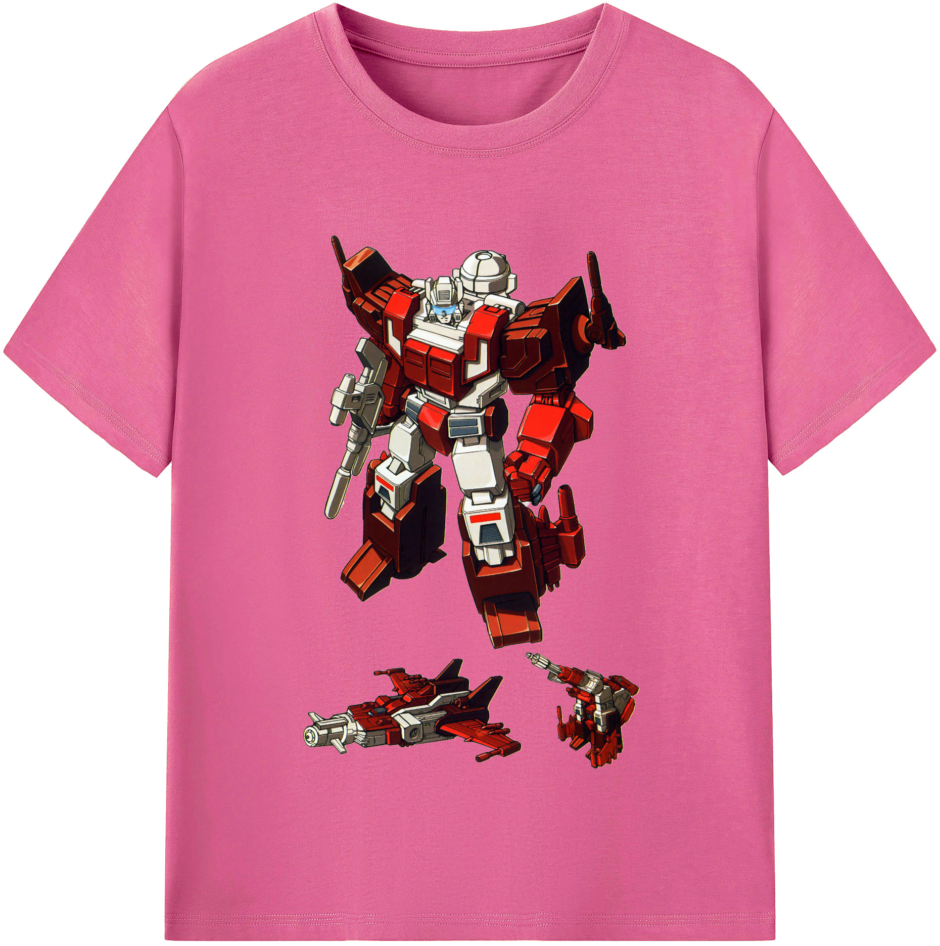 （画像用）  レディースカジュアルプリントTシャツ（綿100％）