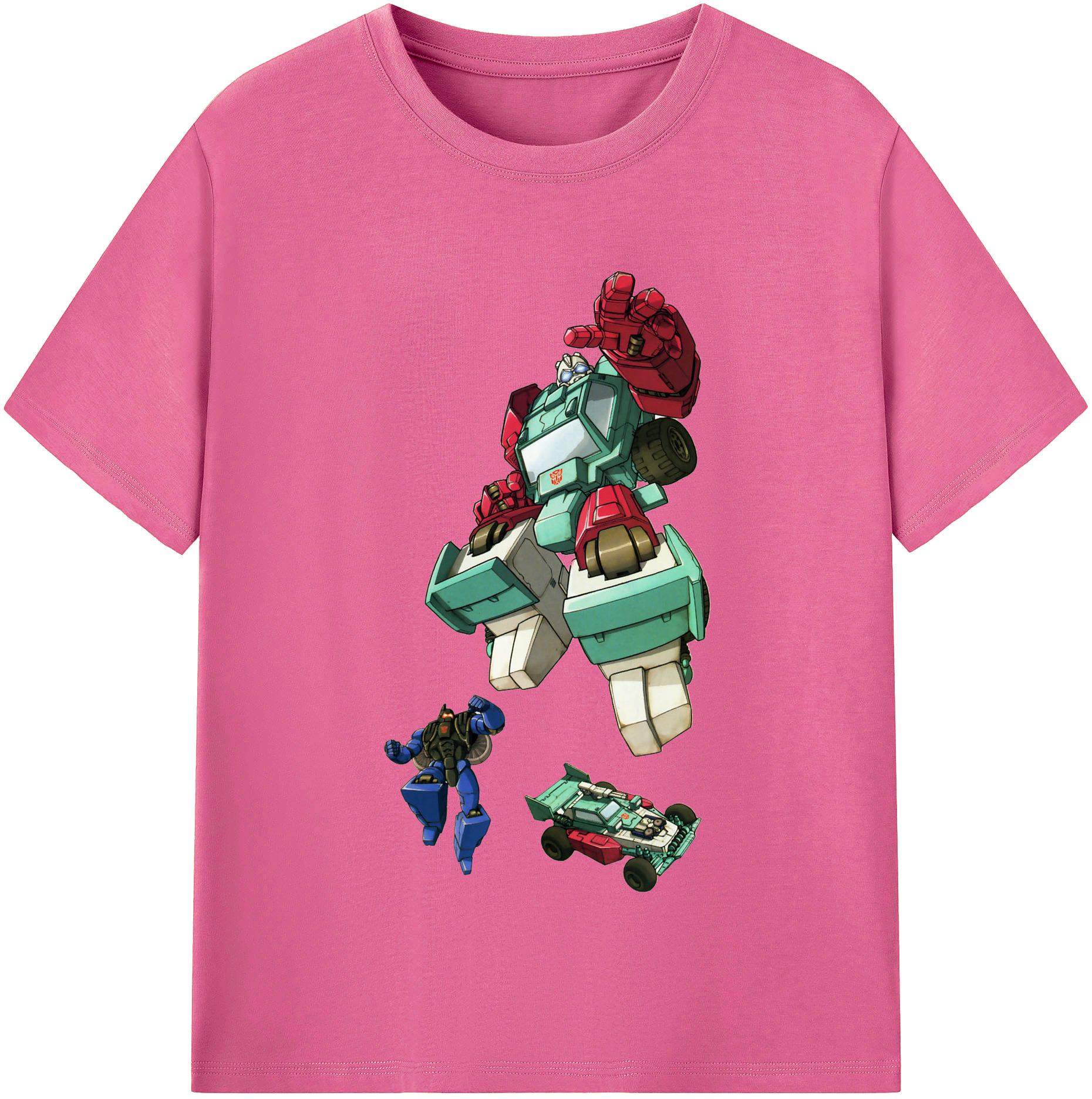 （画像用）  レディースカジュアルプリントTシャツ（綿100％）