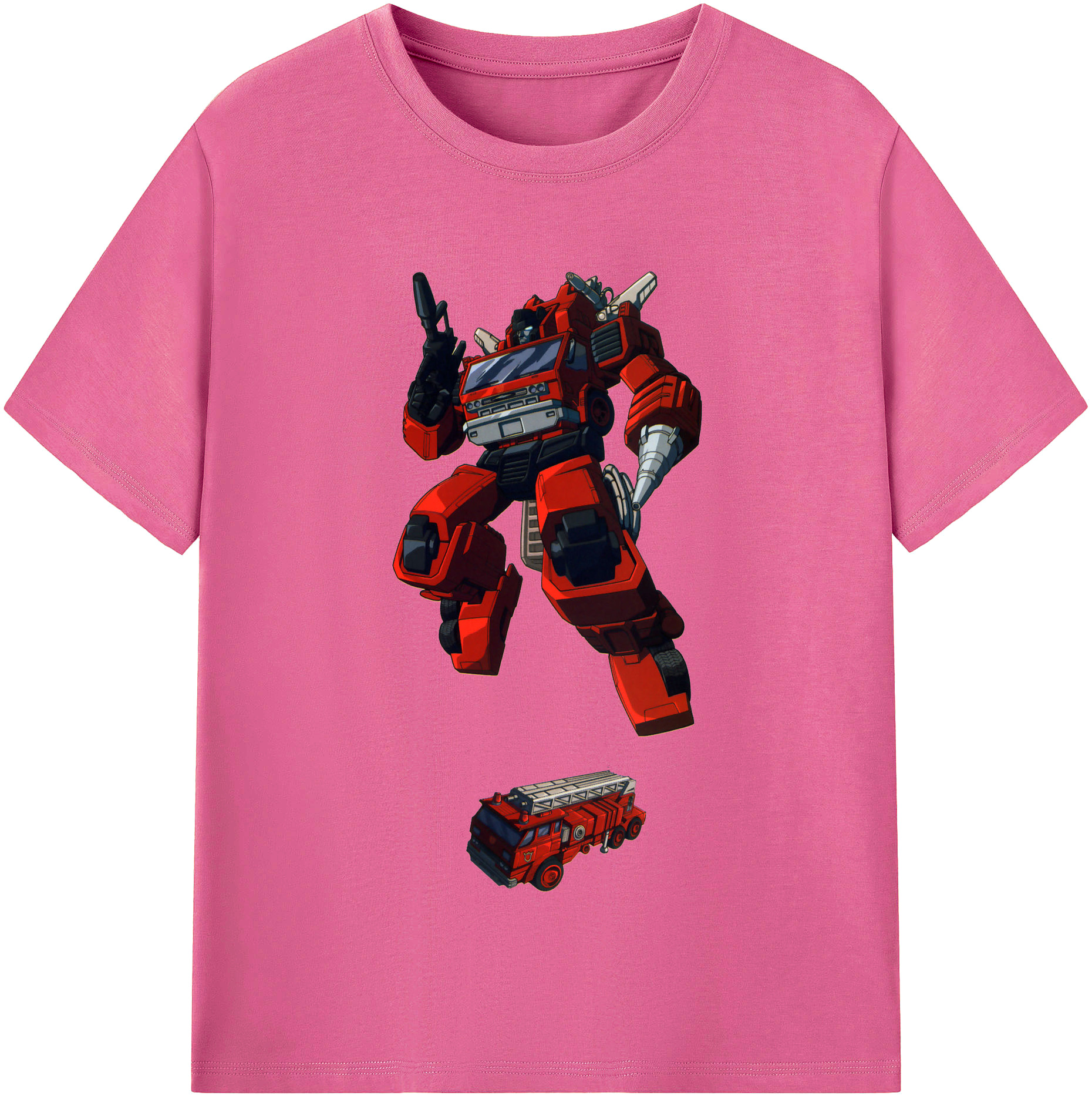 （画像用）  レディースカジュアルプリントTシャツ（綿100％）