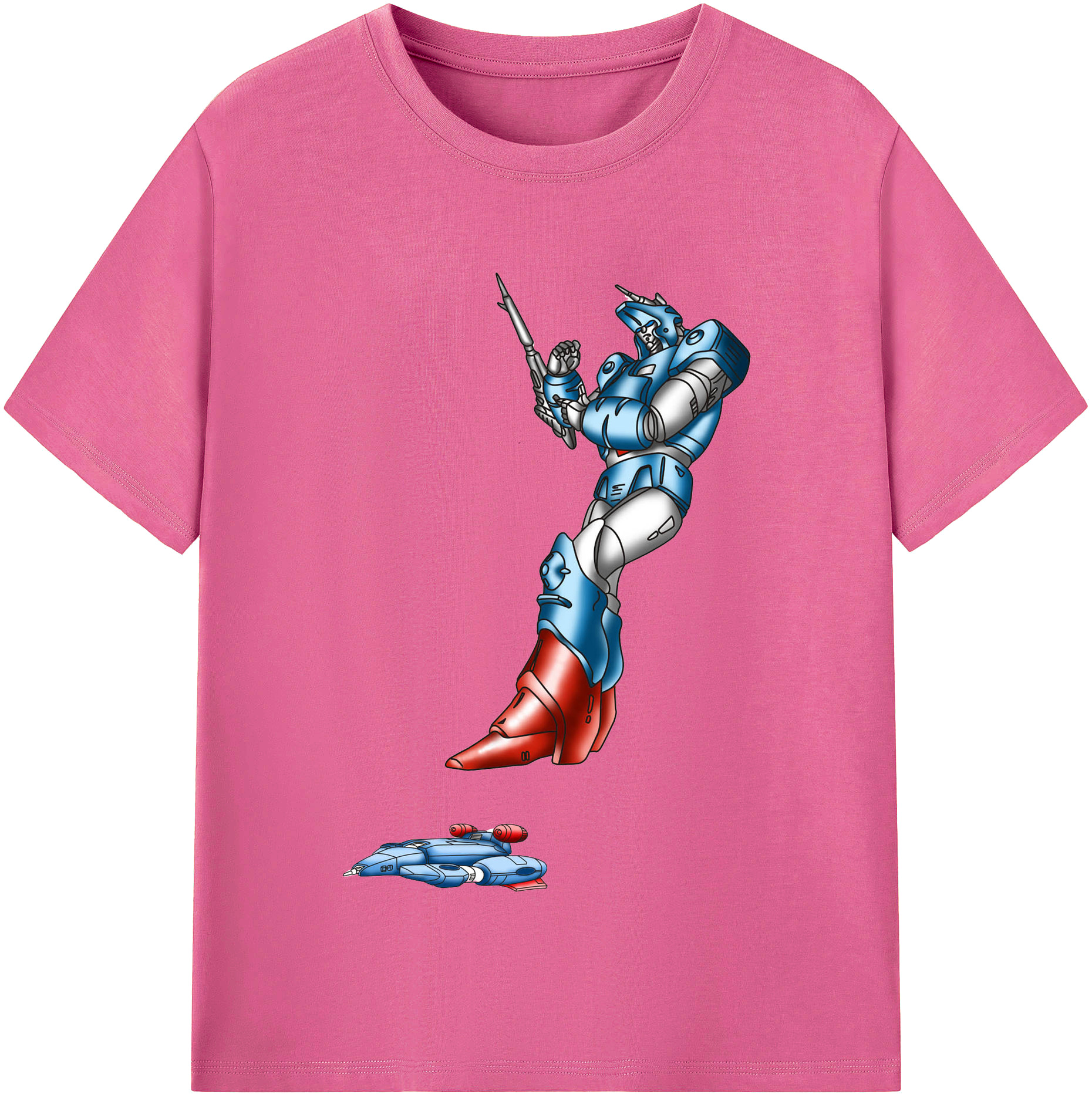 （画像用）  レディースカジュアルプリントTシャツ（綿100％）