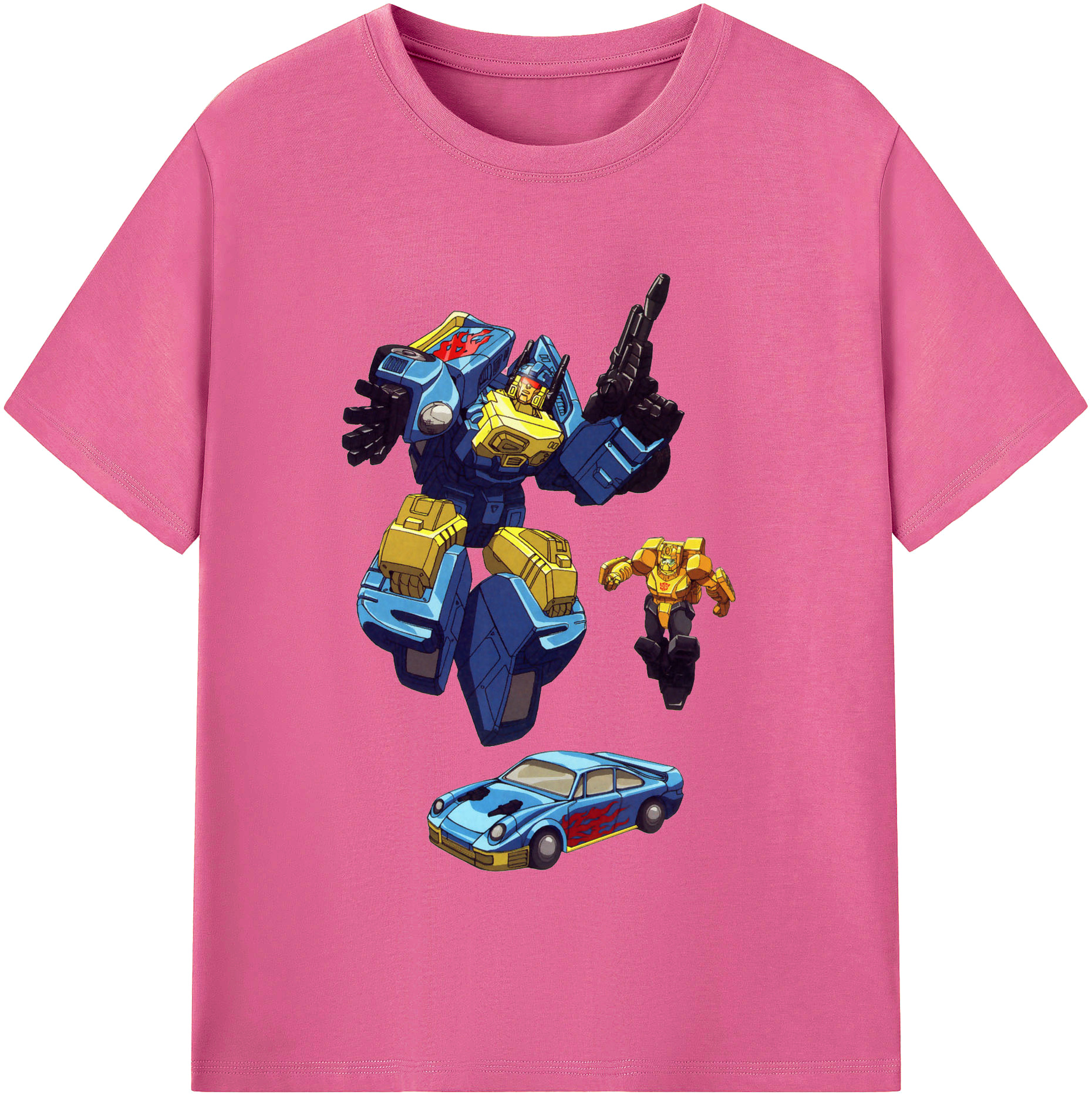 （画像用）  レディースカジュアルプリントTシャツ（綿100％）