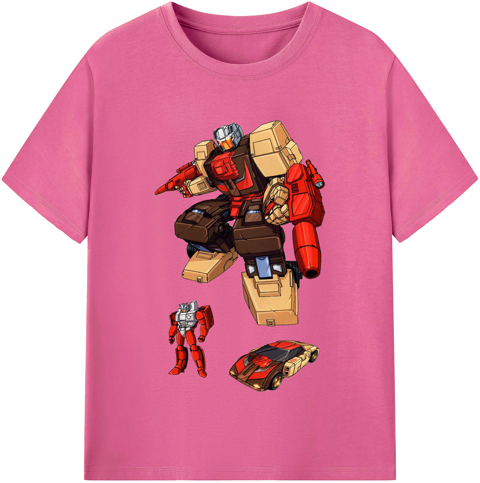 （画像用）  レディースカジュアルプリントTシャツ（綿100％）