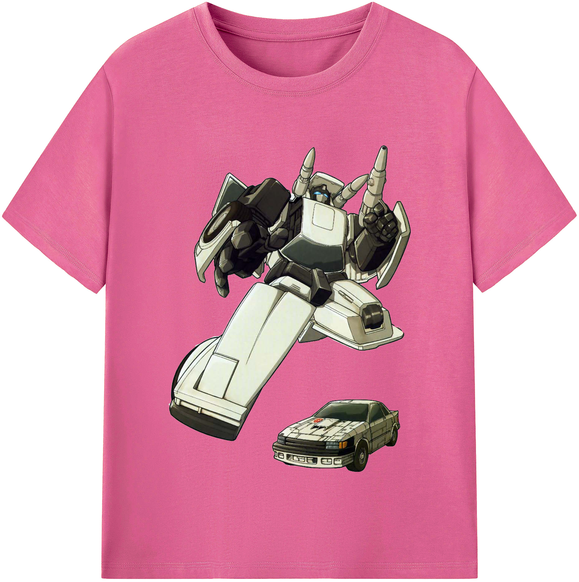 （画像用）  レディースカジュアルプリントTシャツ（綿100％）