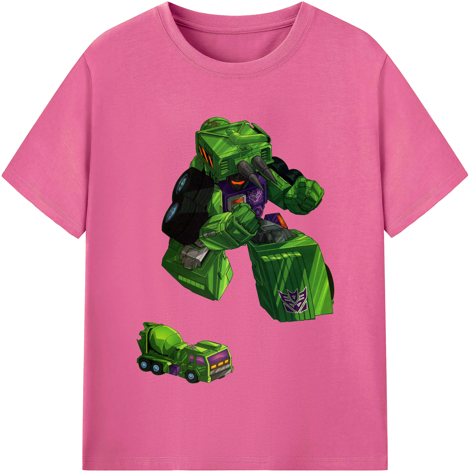 （画像用）  レディースカジュアルプリントTシャツ（綿100％）