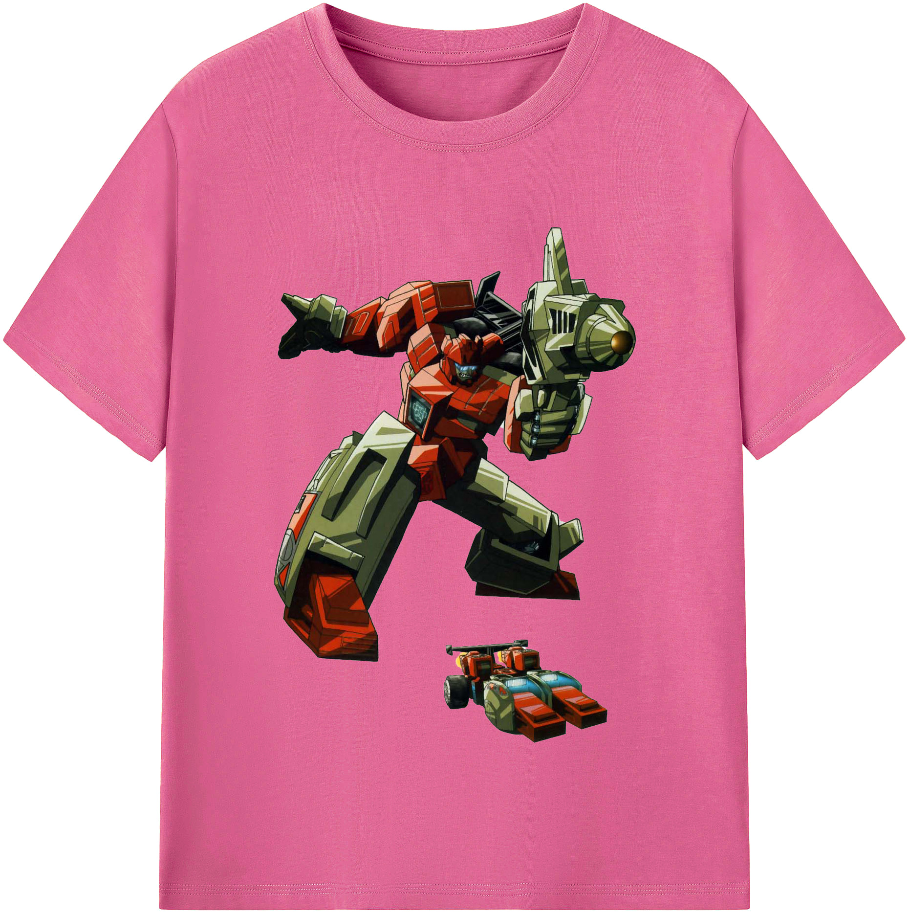 （画像用）  レディースカジュアルプリントTシャツ（綿100％）