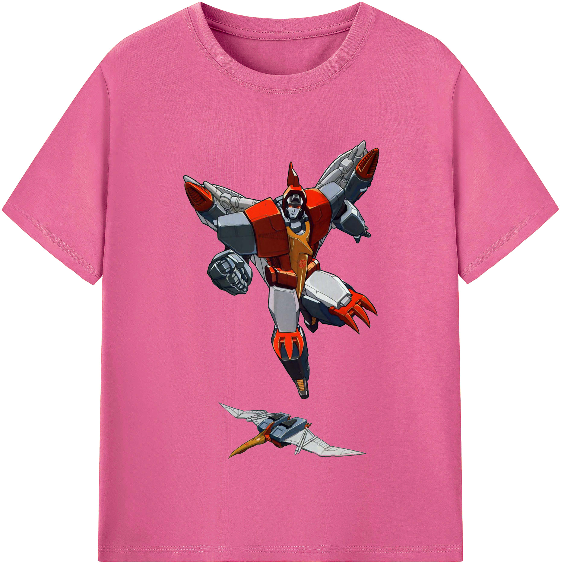 （画像用）  レディースカジュアルプリントTシャツ（綿100％）