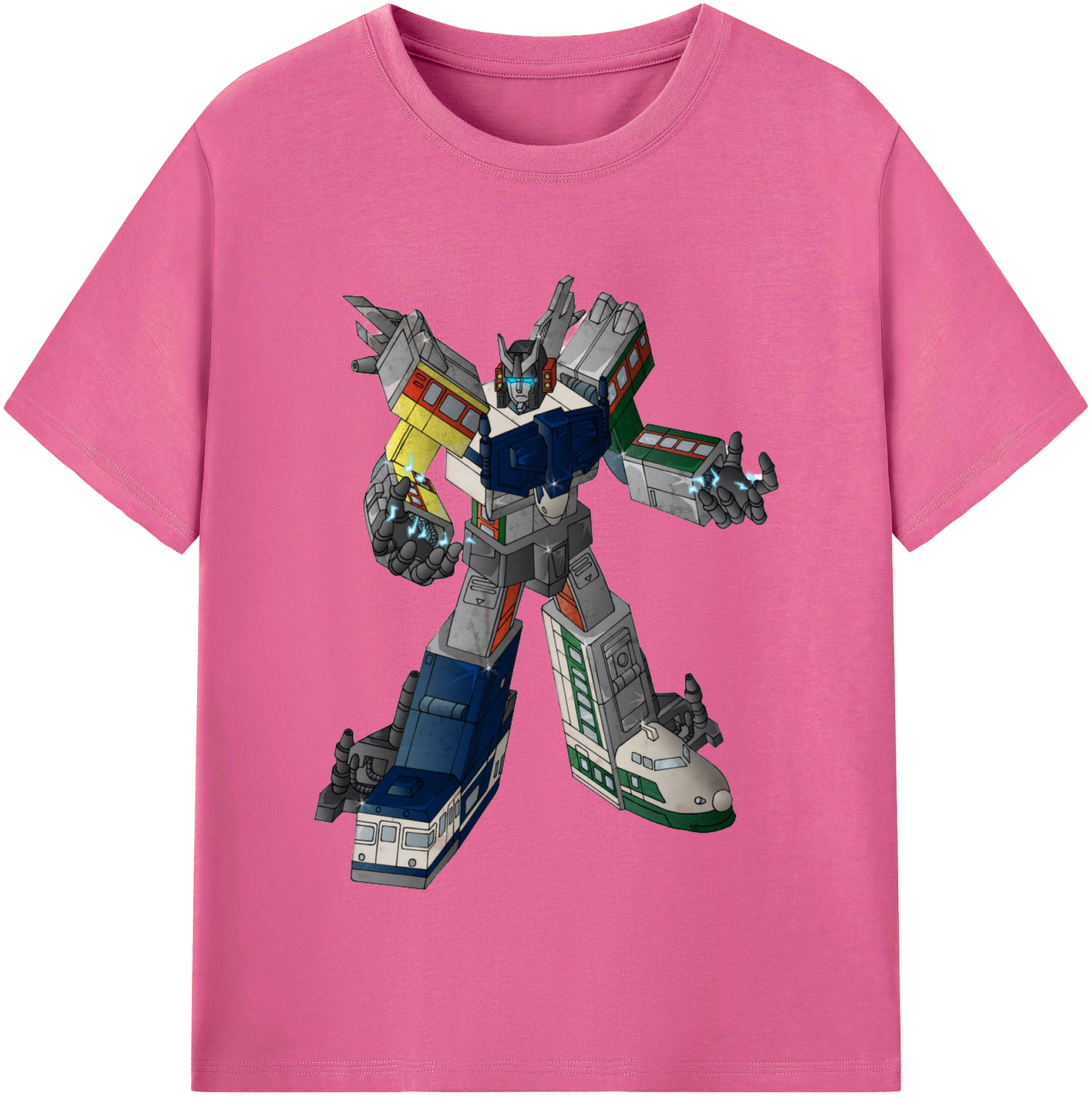 （画像用）  レディースカジュアルプリントTシャツ（綿100％）