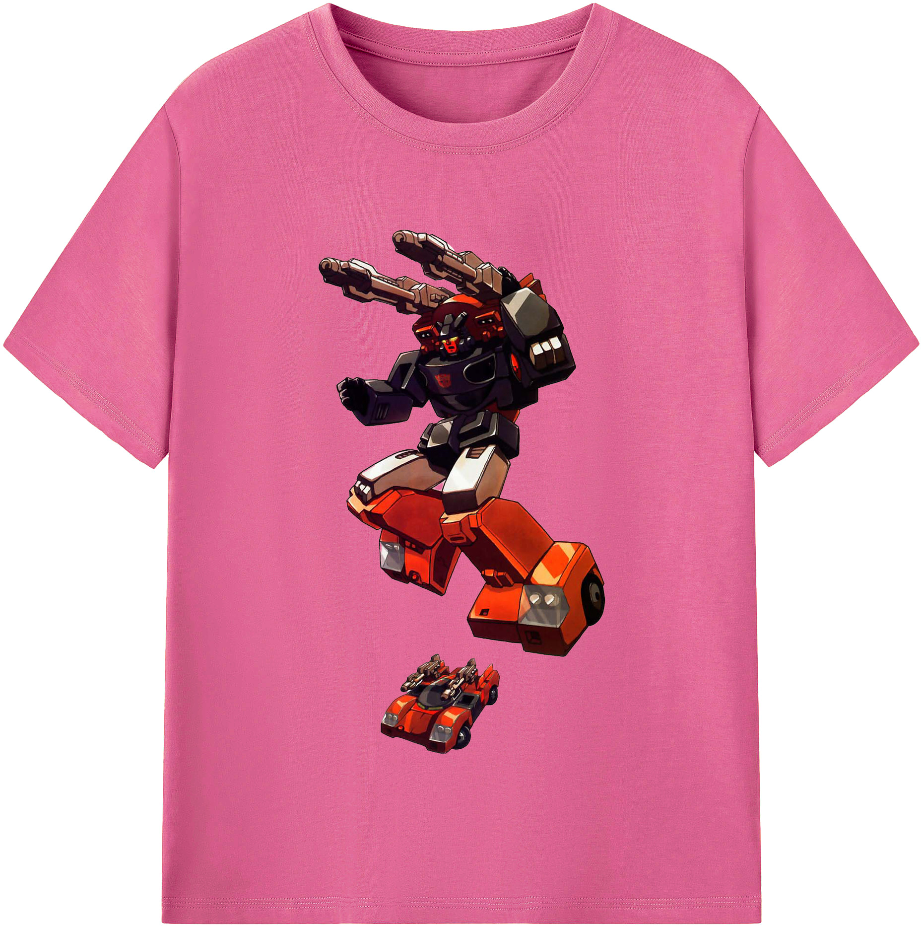 （画像用）  レディースカジュアルプリントTシャツ（綿100％）
