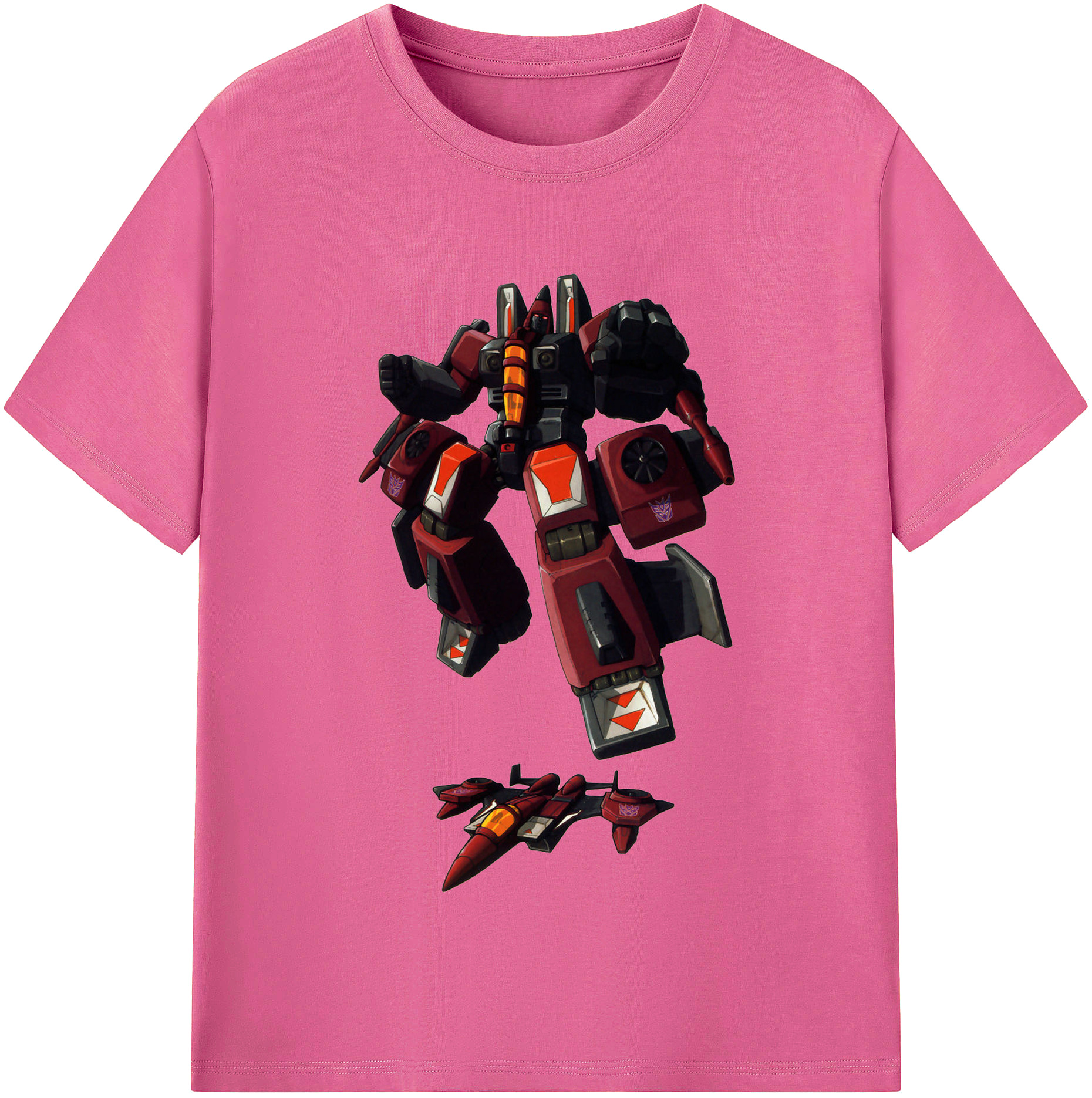 （画像用）  レディースカジュアルプリントTシャツ（綿100％）