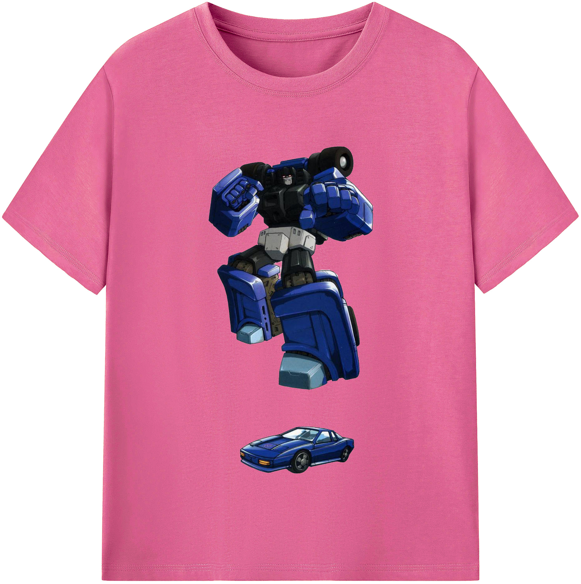 （画像用）  レディースカジュアルプリントTシャツ（綿100％）