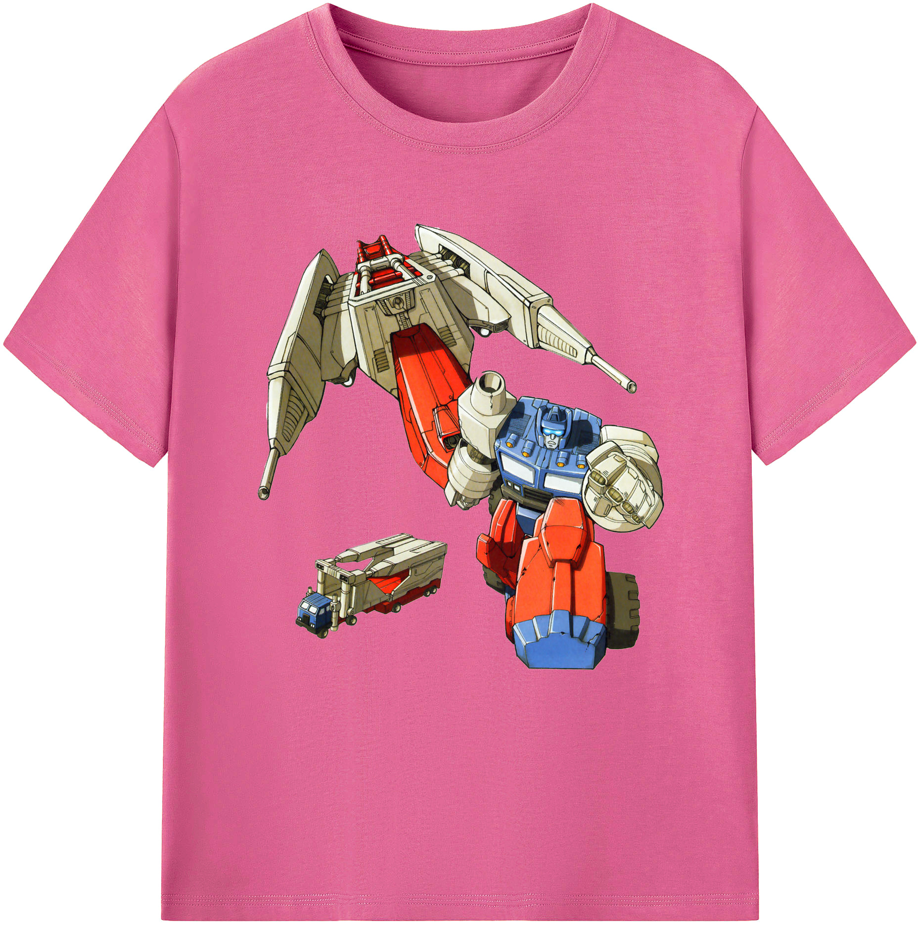 （画像用）  レディースカジュアルプリントTシャツ（綿100％）