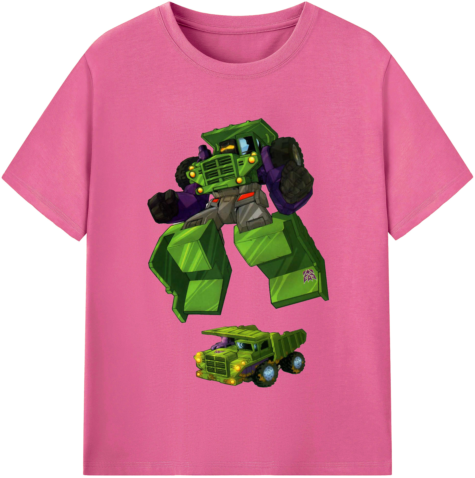 （画像用）  レディースカジュアルプリントTシャツ（綿100％）