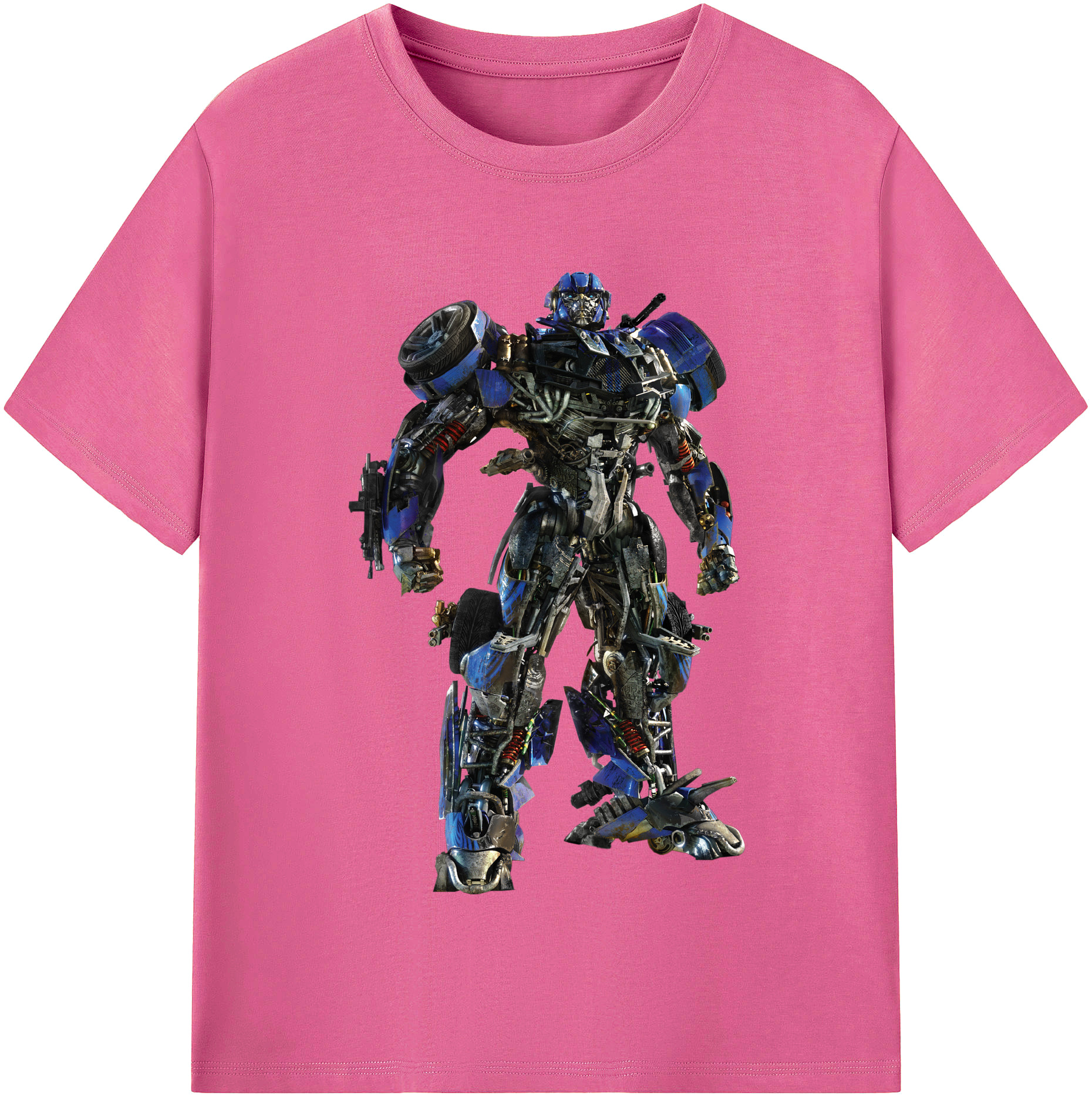 （画像用）  レディースカジュアルプリントTシャツ（綿100％）
