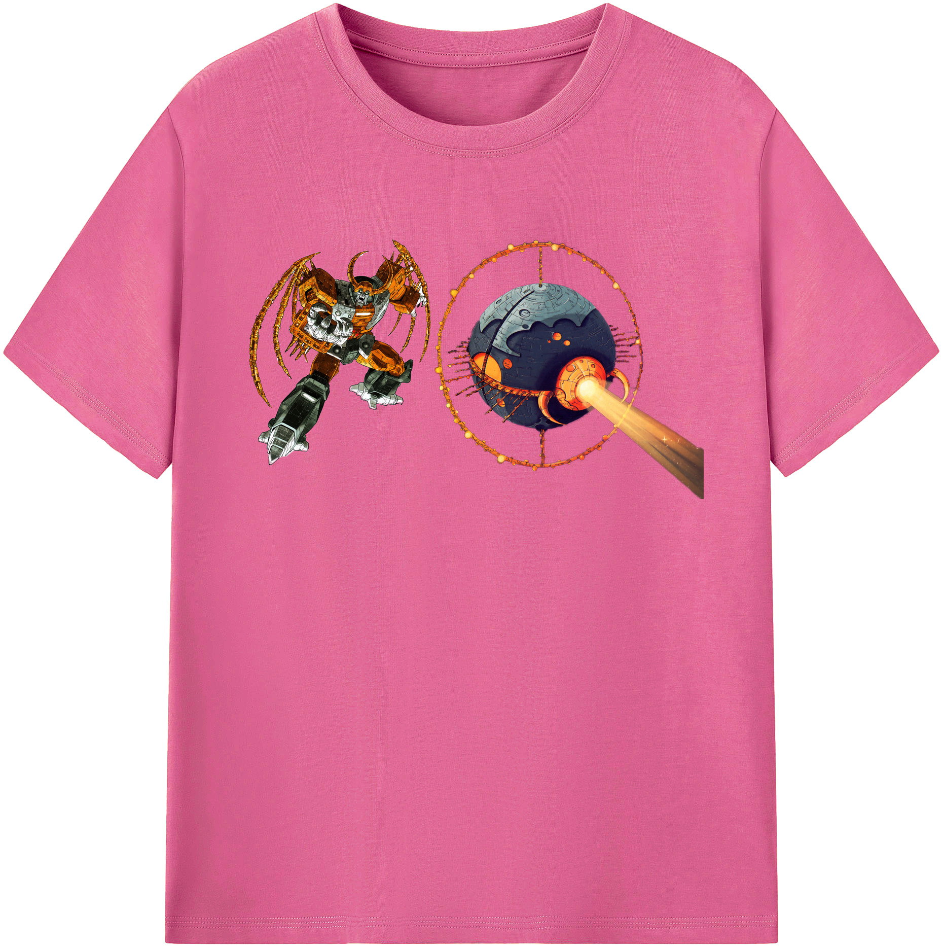（画像用）  レディースカジュアルプリントTシャツ（綿100％）