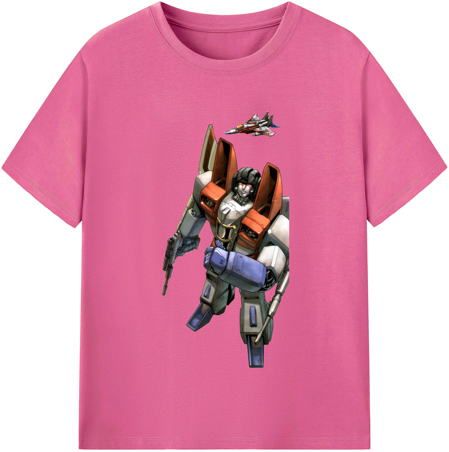 （画像用）  レディースカジュアルプリントTシャツ（綿100％）