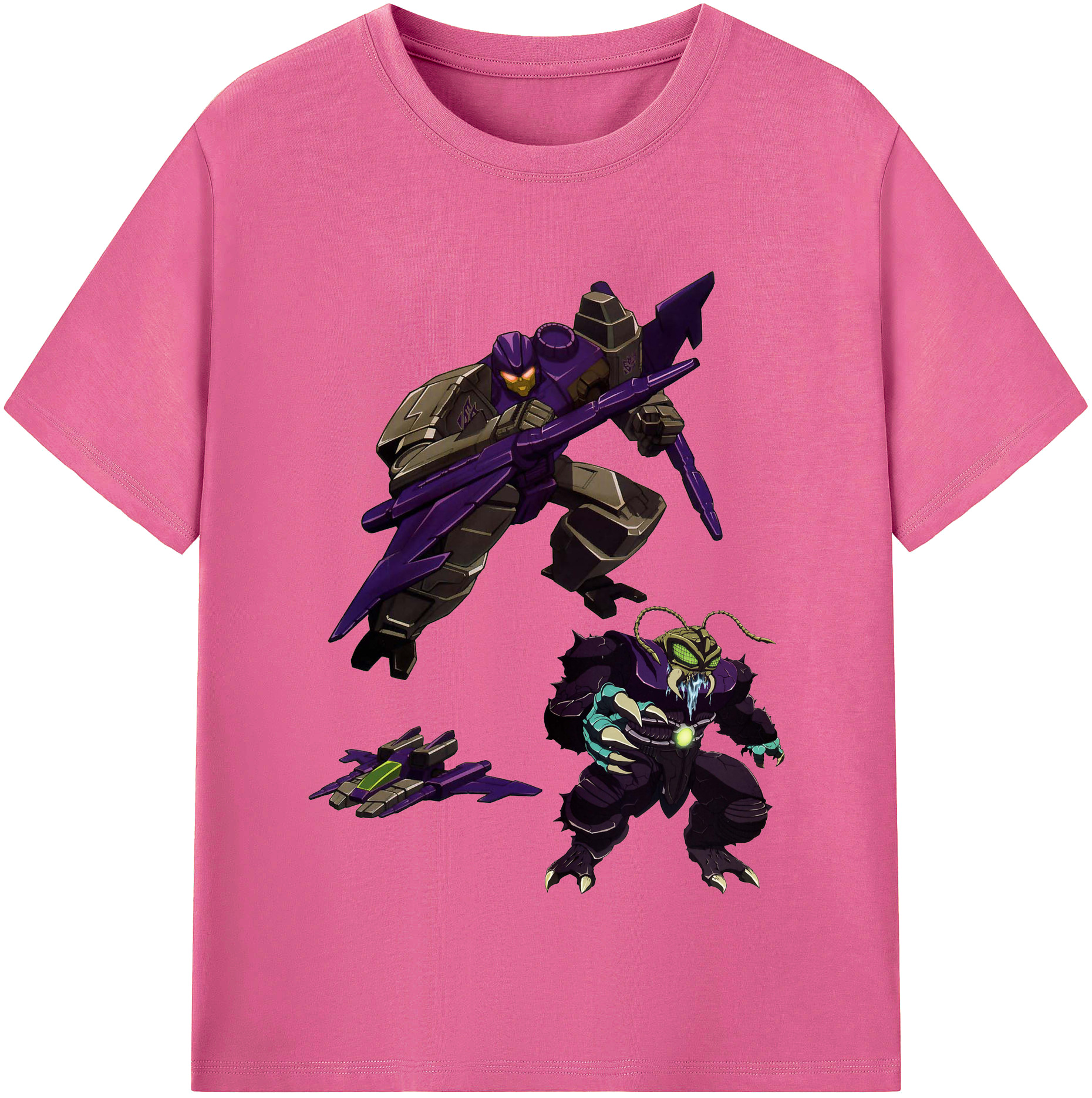 （画像用）  レディースカジュアルプリントTシャツ（綿100％）