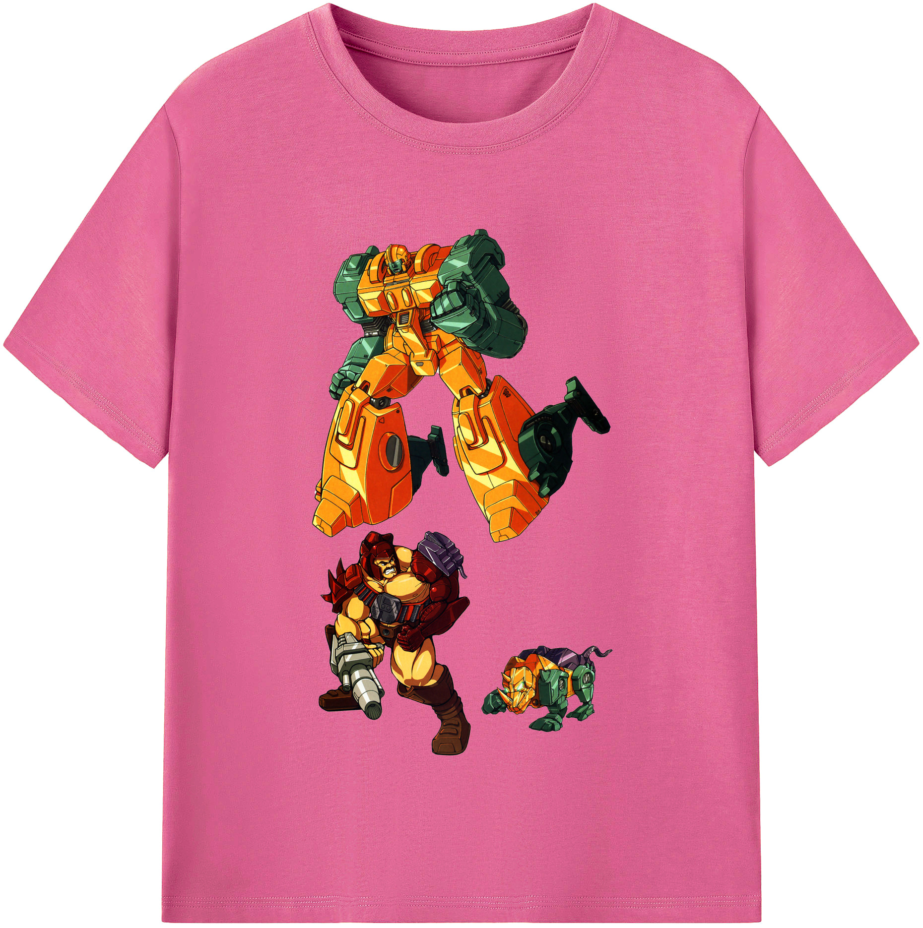 （画像用）  レディースカジュアルプリントTシャツ（綿100％）