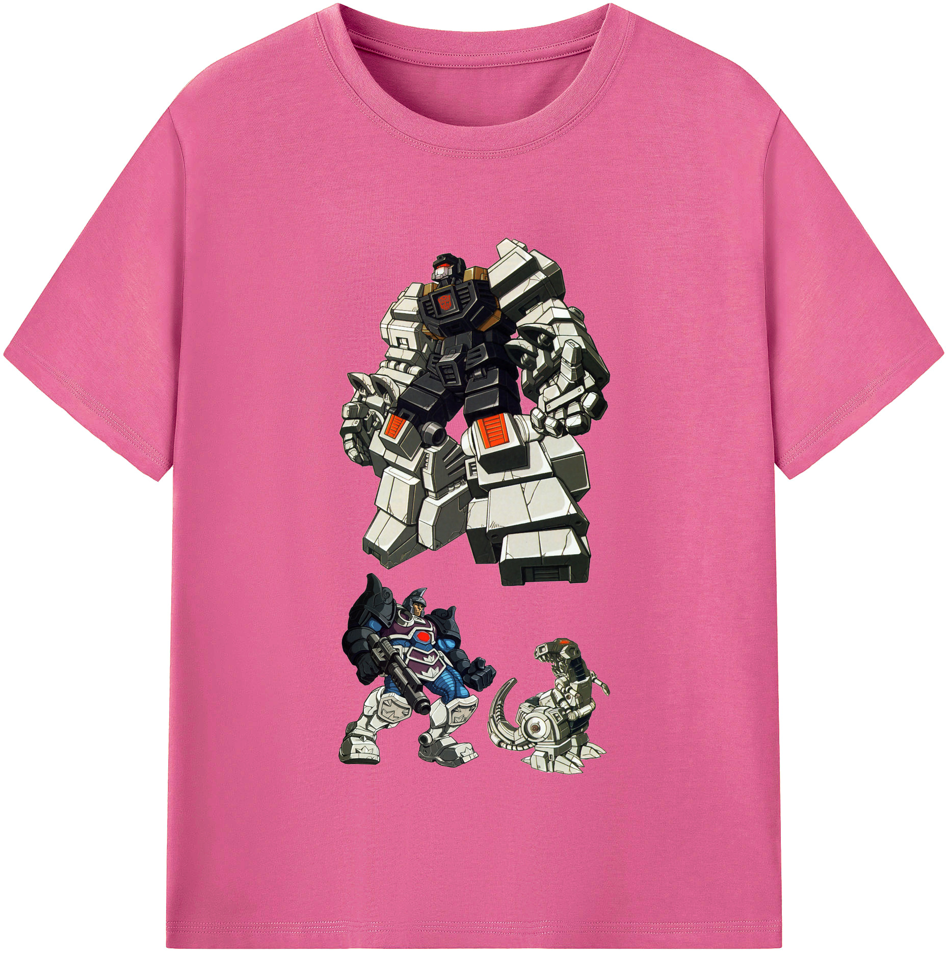 （画像用）  レディースカジュアルプリントTシャツ（綿100％）