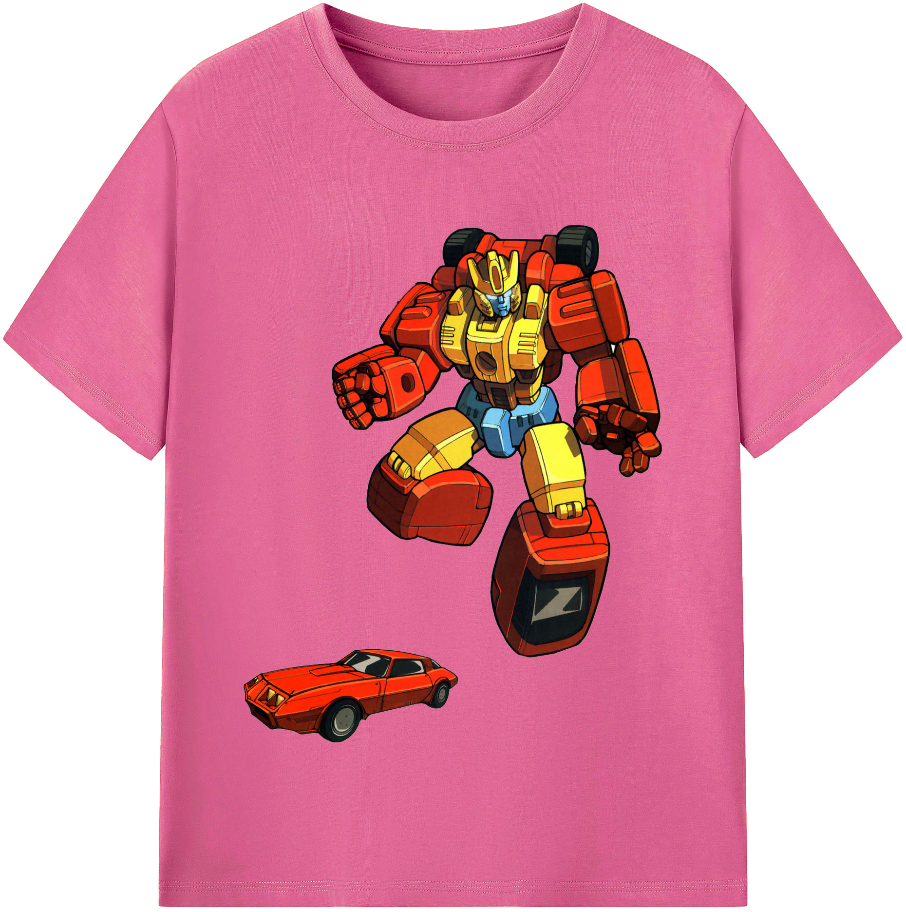 （画像用）  レディースカジュアルプリントTシャツ（綿100％）