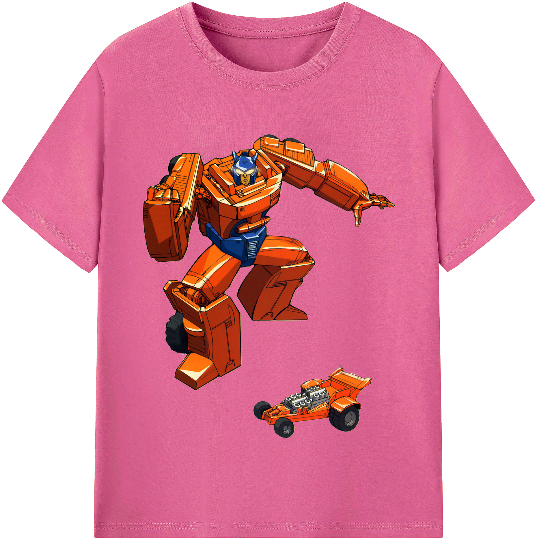 （画像用）  レディースカジュアルプリントTシャツ（綿100％）