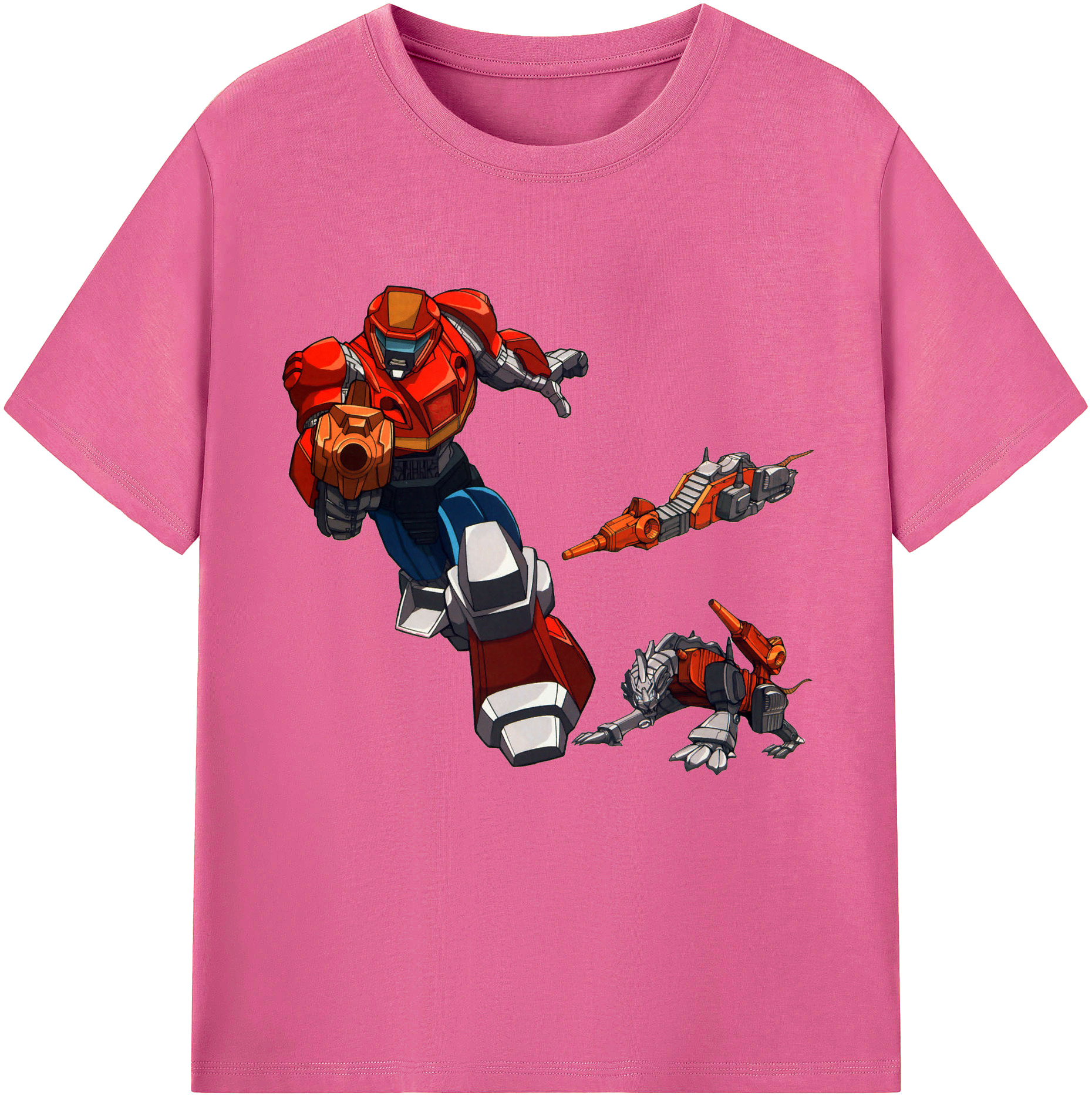 （画像用）  レディースカジュアルプリントTシャツ（綿100％）
