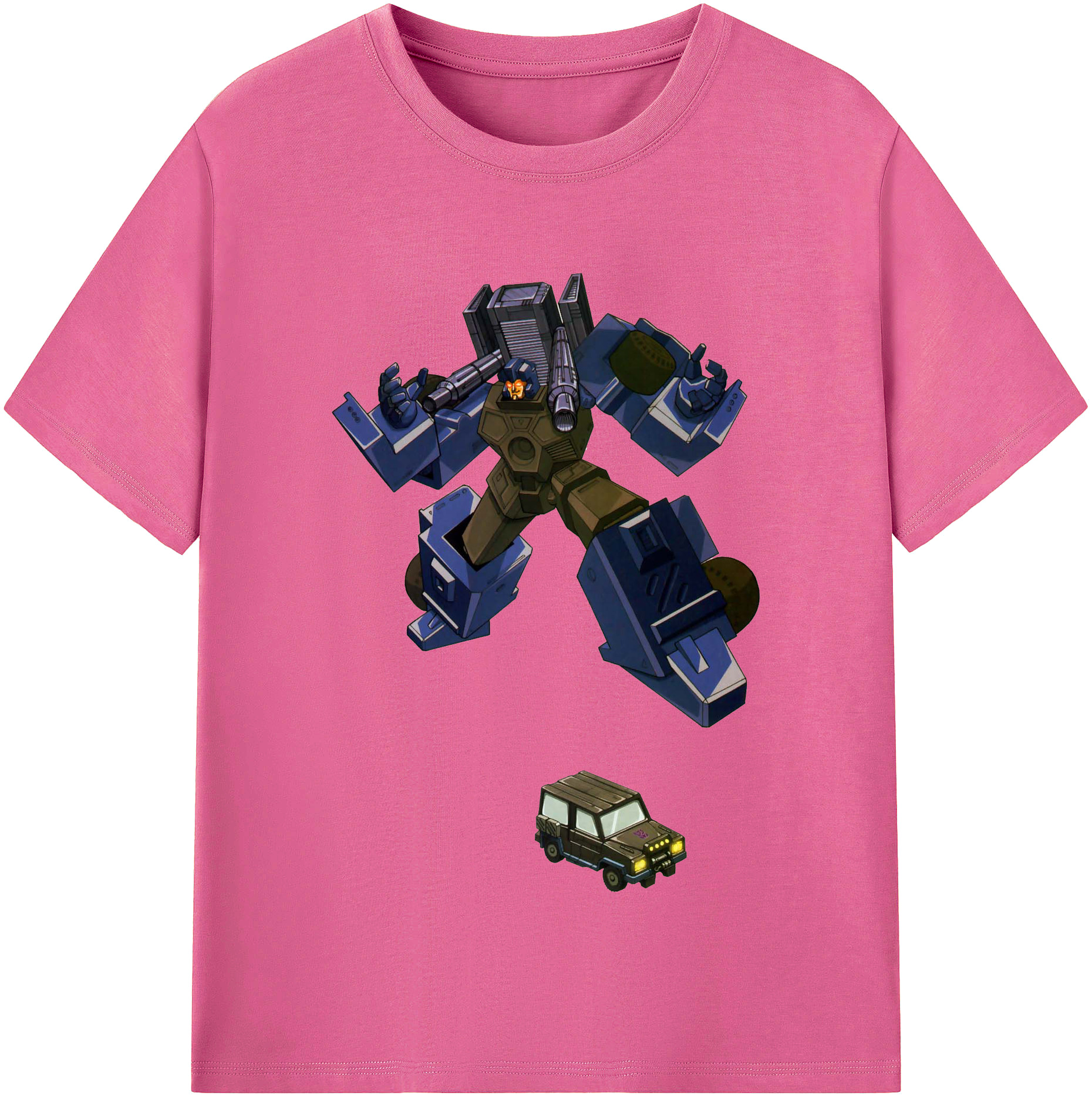 （画像用）  レディースカジュアルプリントTシャツ（綿100％）