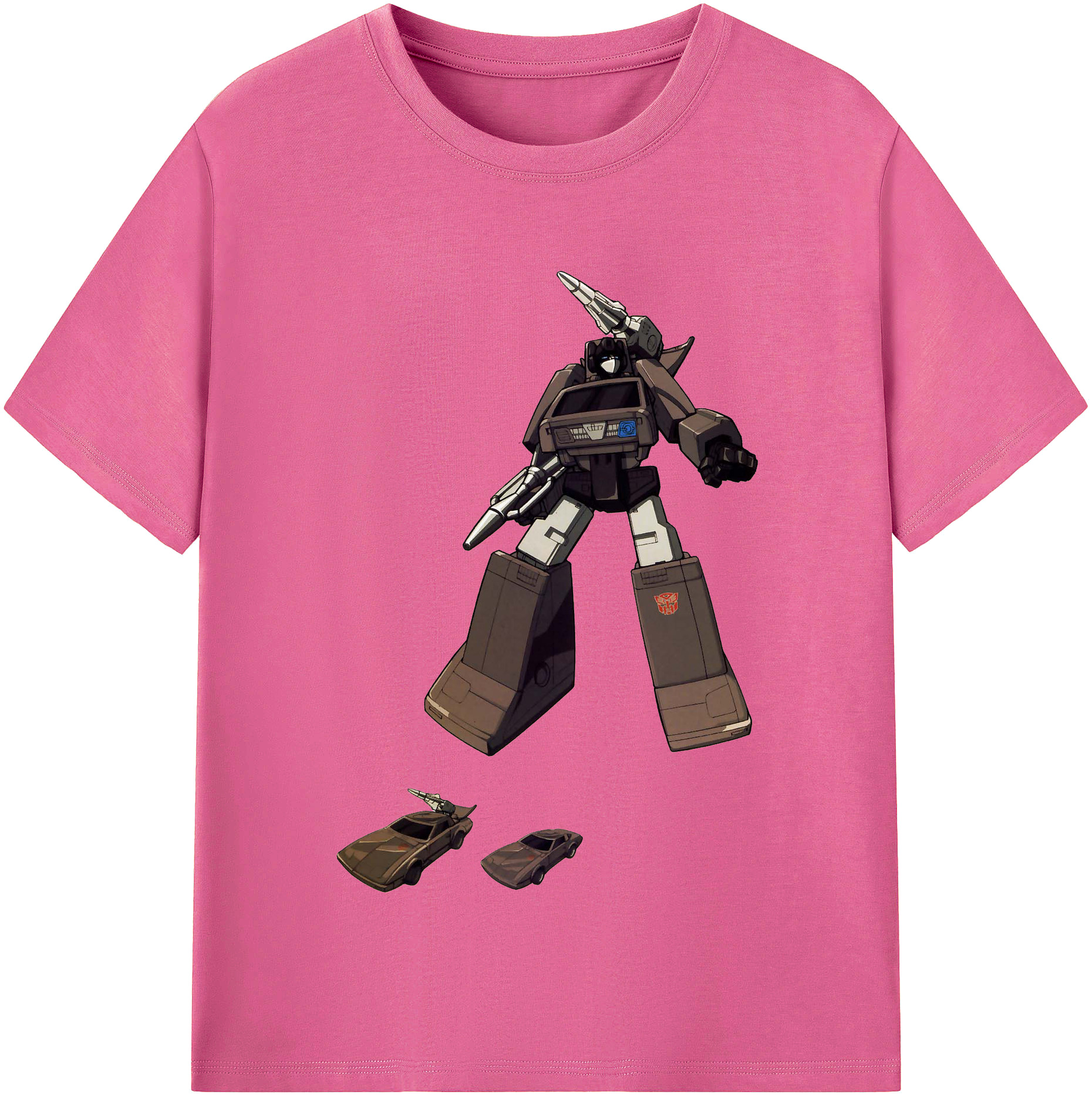 （画像用）  レディースカジュアルプリントTシャツ（綿100％）