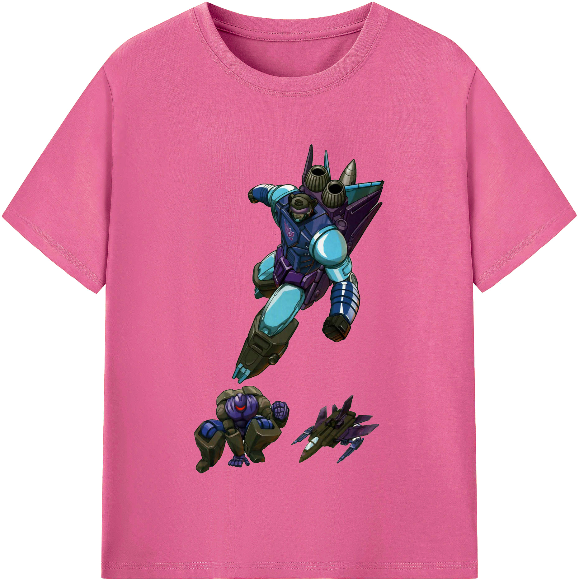 （画像用）  レディースカジュアルプリントTシャツ（綿100％）