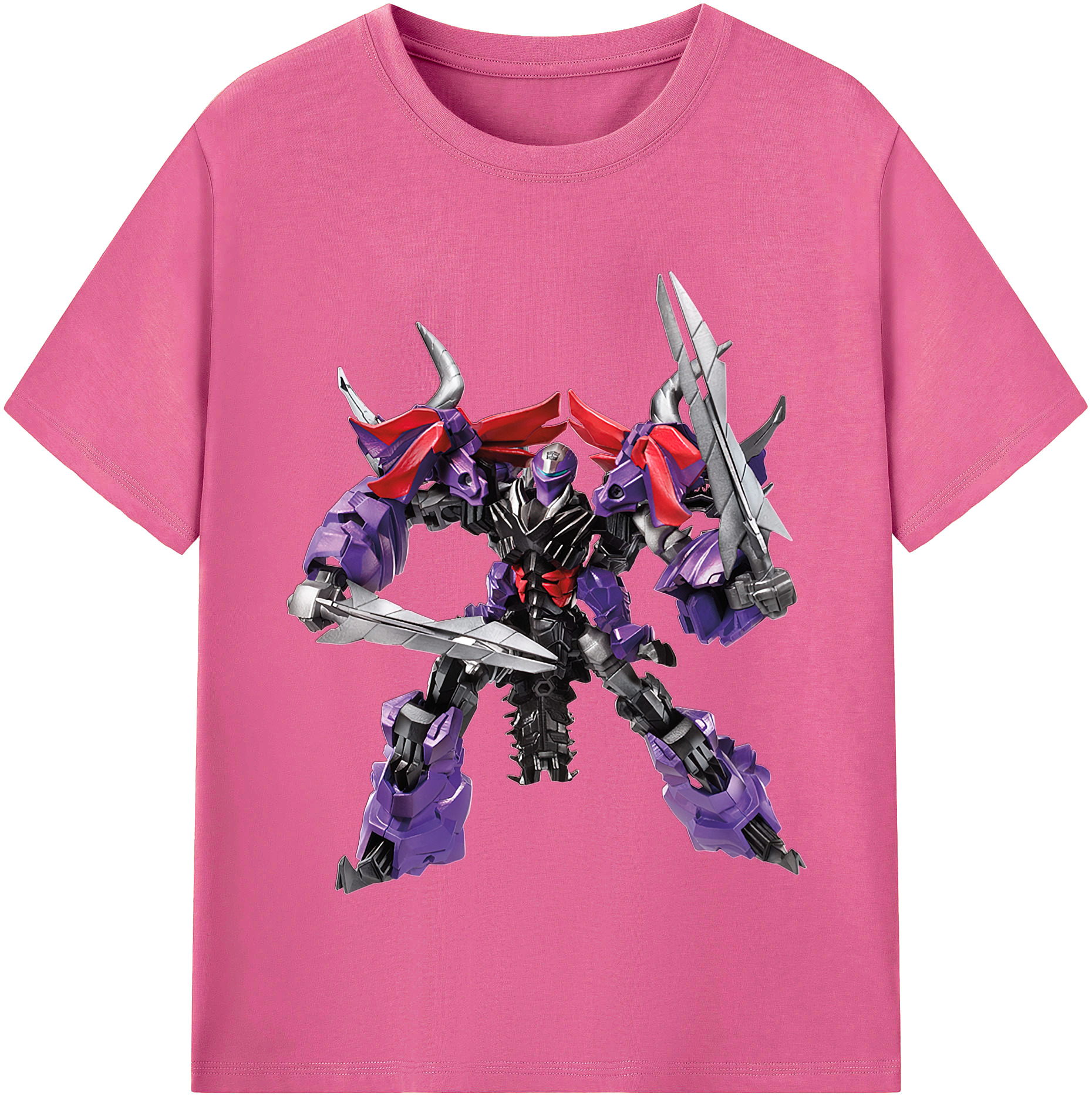 （画像用）  レディースカジュアルプリントTシャツ（綿100％）