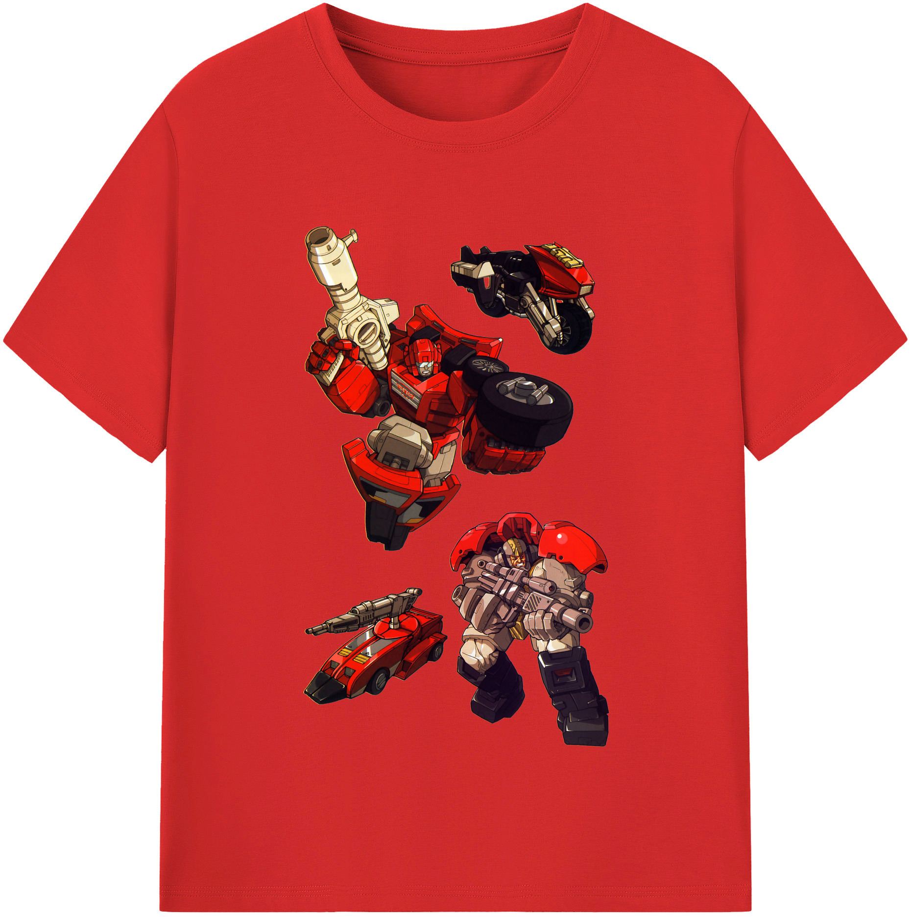 （画像用）  レディースカジュアルプリントTシャツ（綿100％）