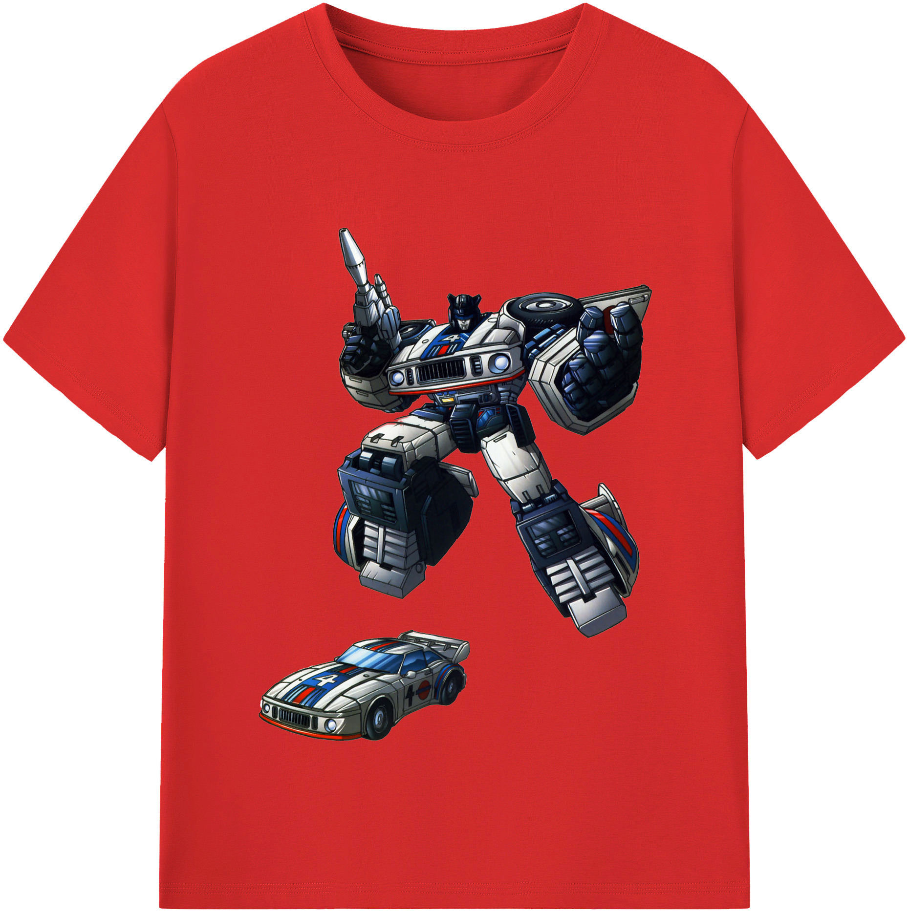 （画像用）  レディースカジュアルプリントTシャツ（綿100％）