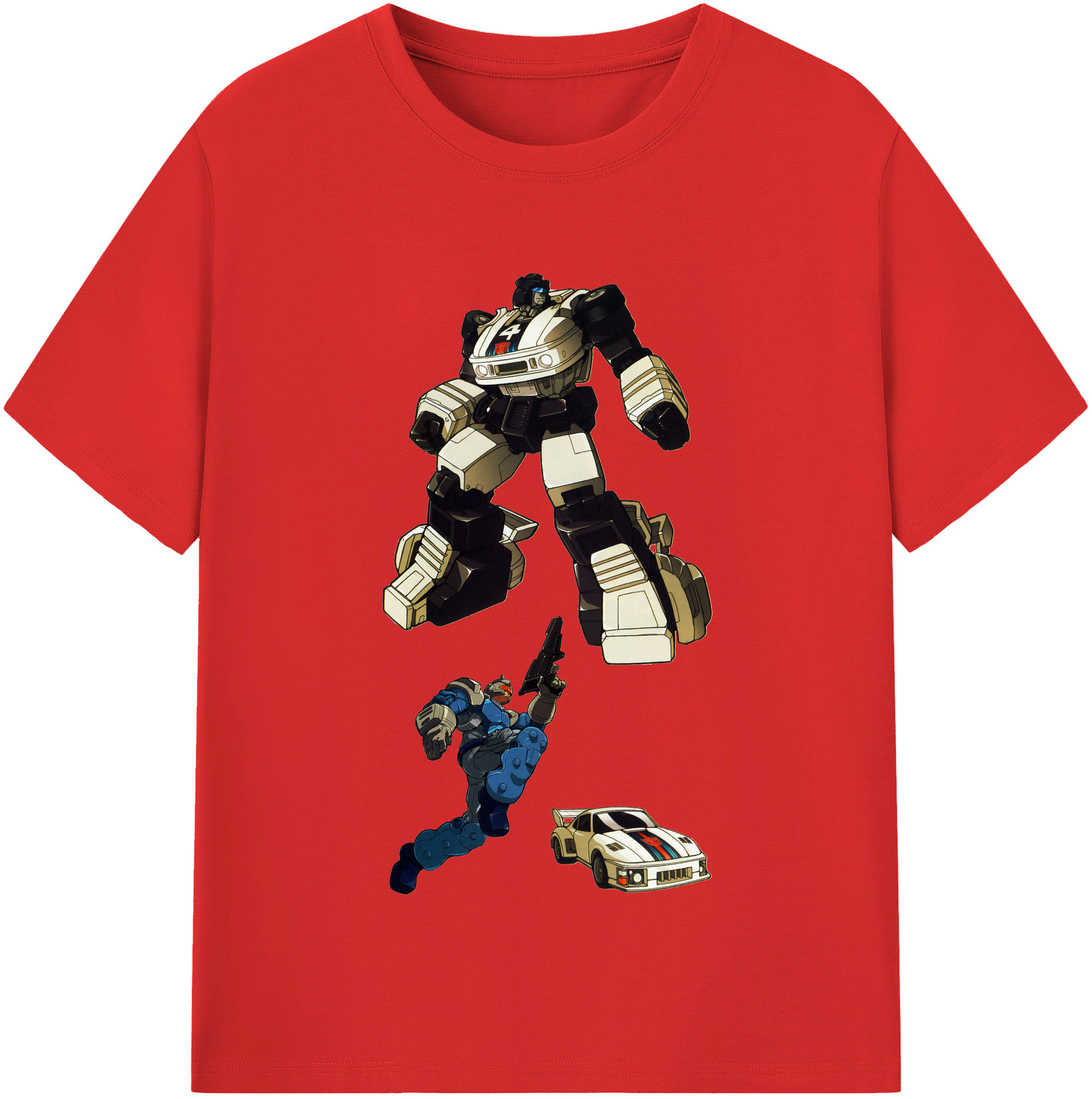 （画像用）  レディースカジュアルプリントTシャツ（綿100％）