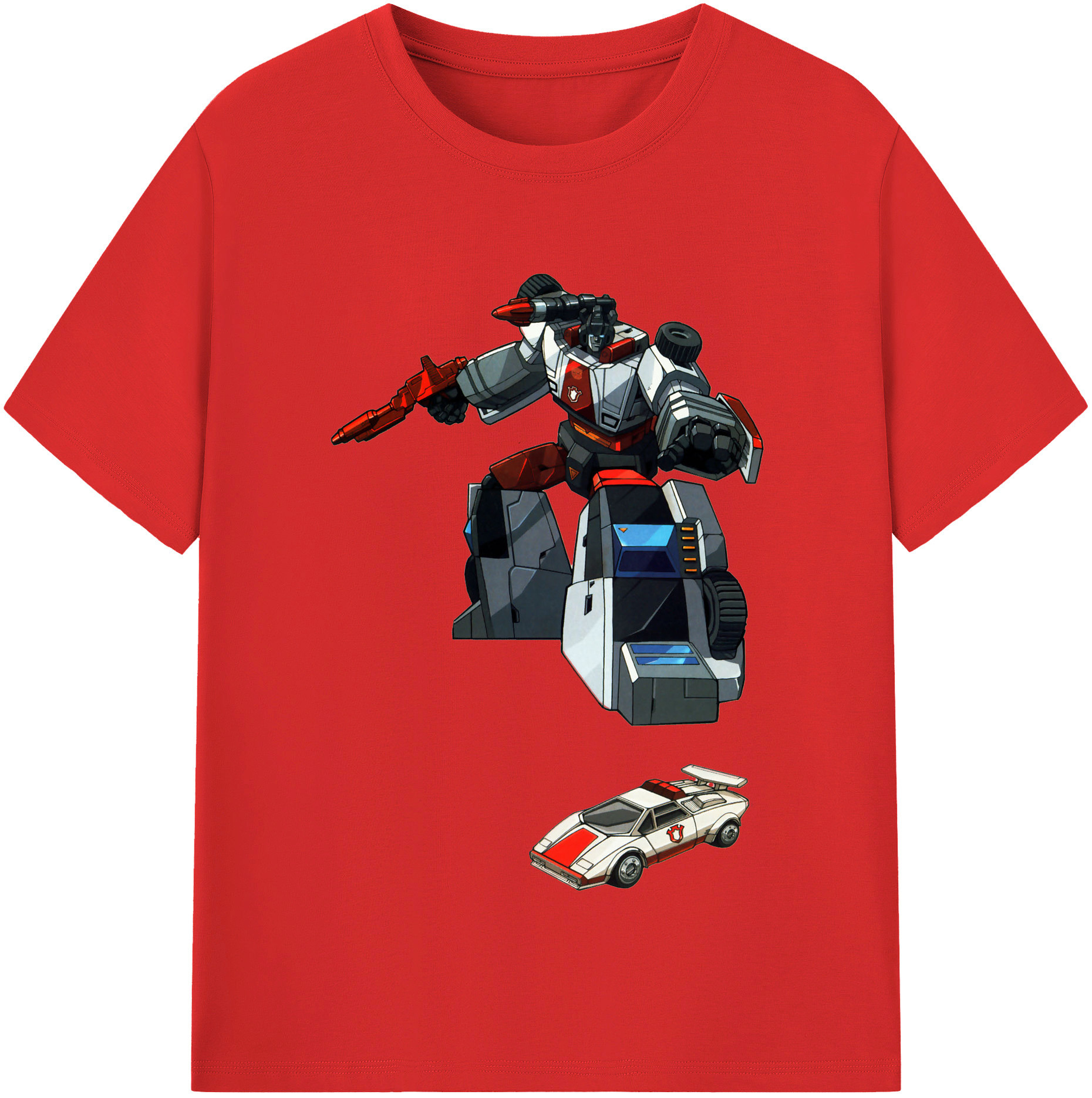 （画像用）  レディースカジュアルプリントTシャツ（綿100％）