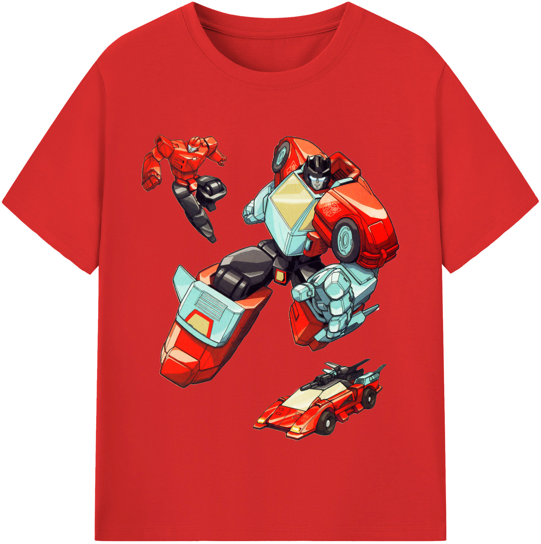 （画像用）  レディースカジュアルプリントTシャツ（綿100％）