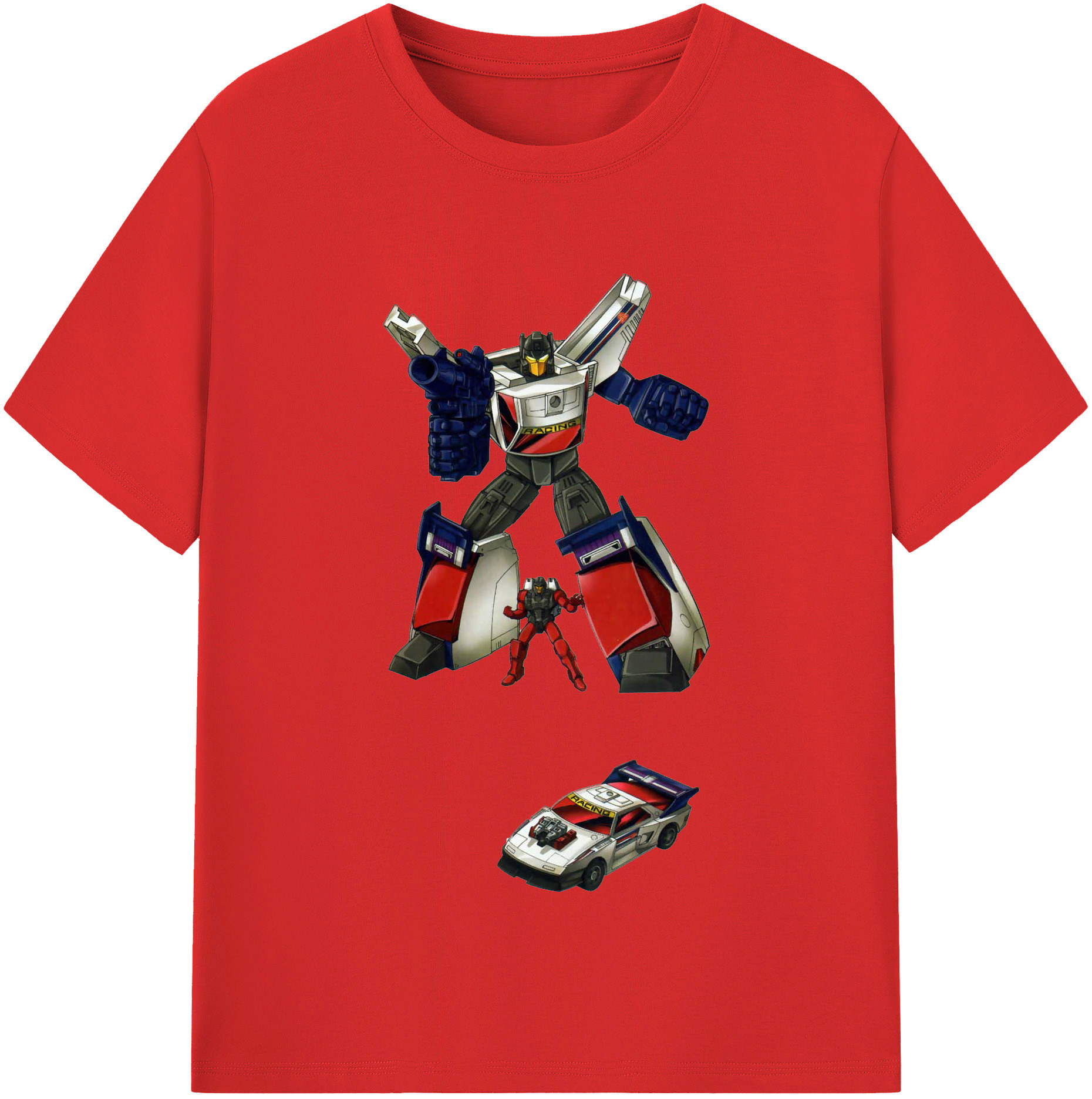  レディースカジュアルプリントTシャツ（綿100％）