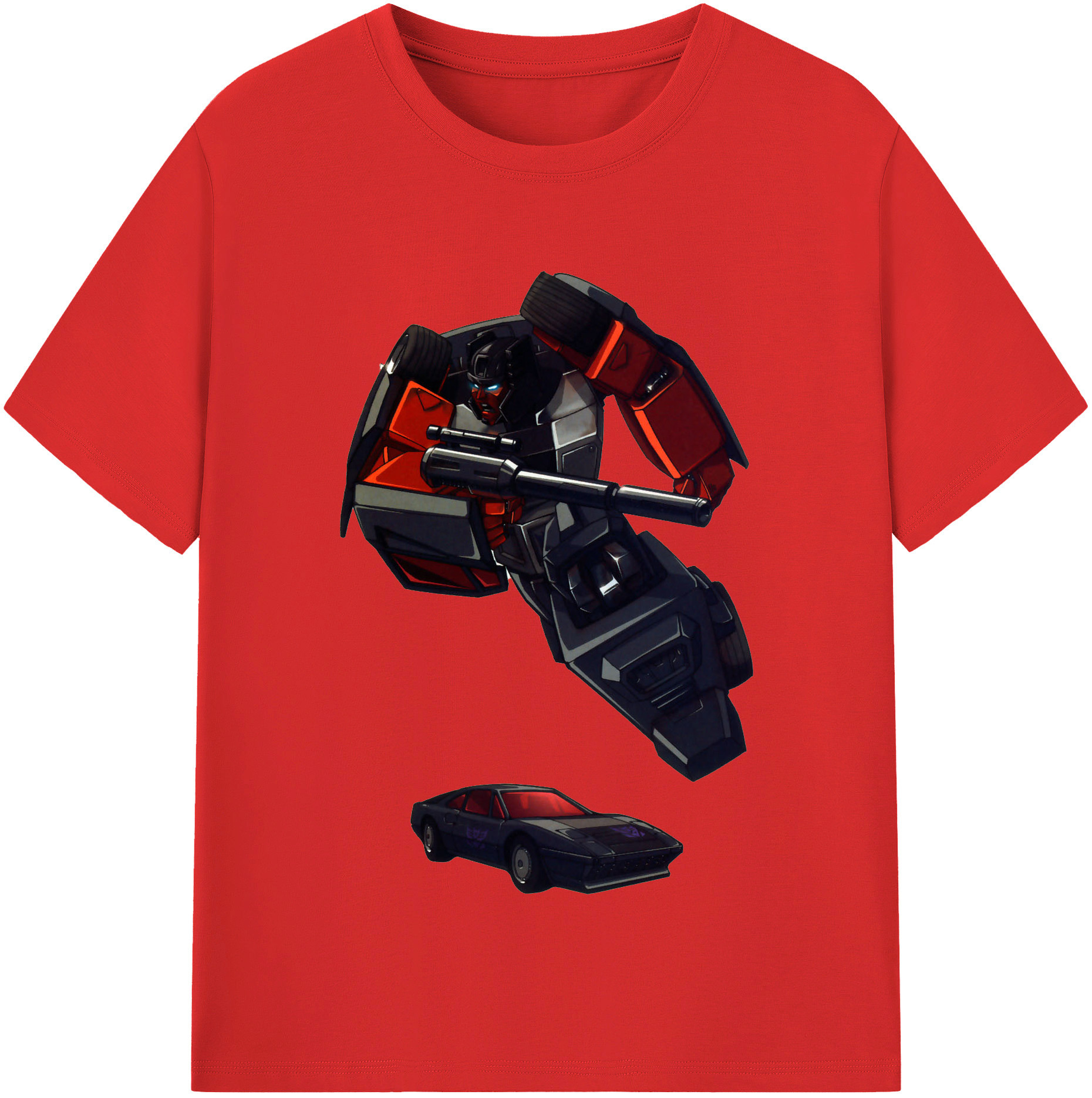 （画像用）  レディースカジュアルプリントTシャツ（綿100％）
