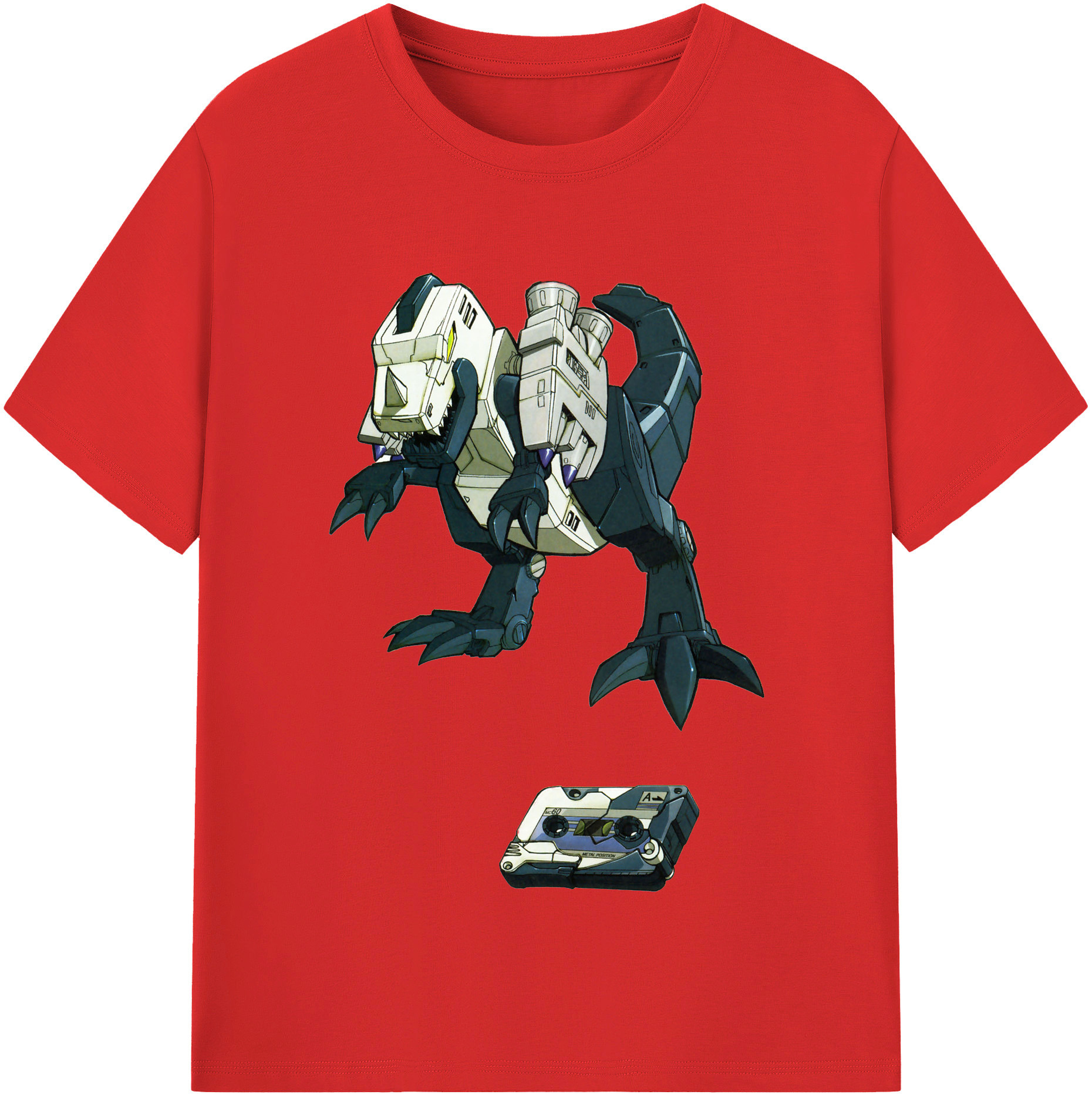 （画像用）  レディースカジュアルプリントTシャツ（綿100％）