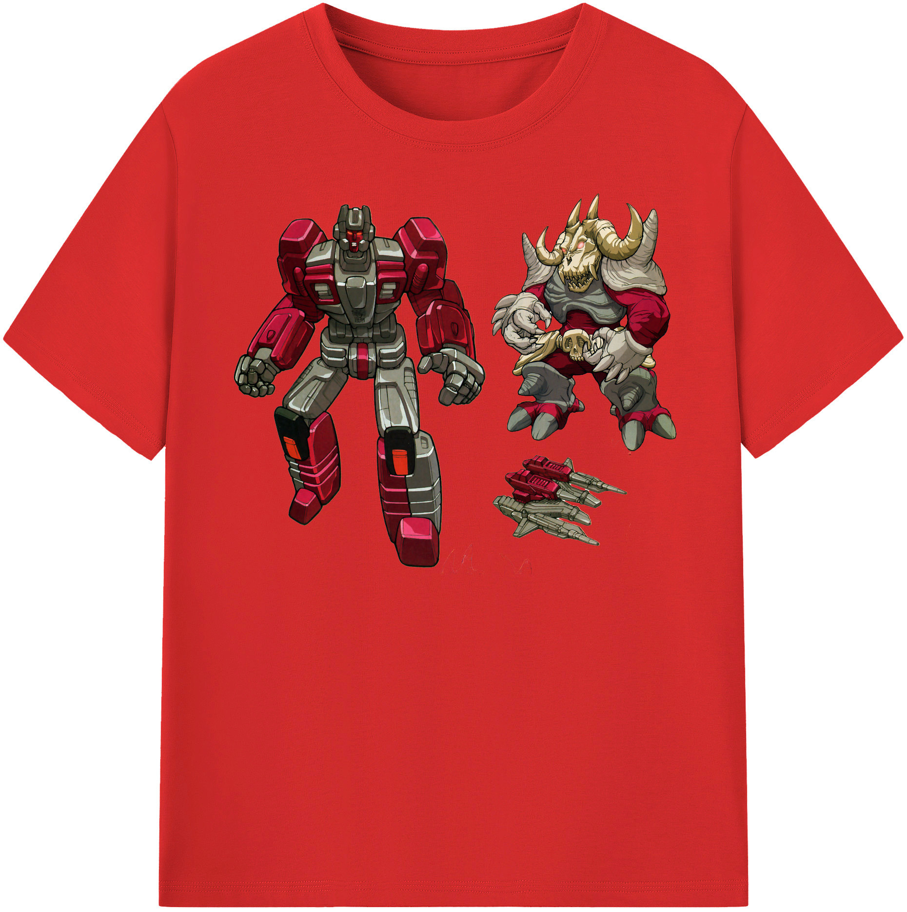 （画像用）  レディースカジュアルプリントTシャツ（綿100％）