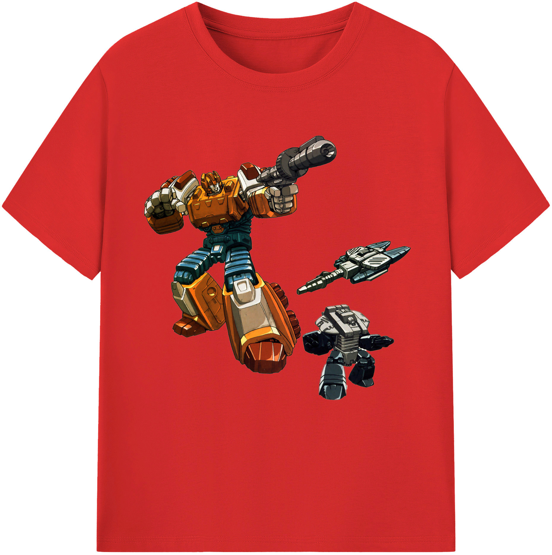 （画像用）  レディースカジュアルプリントTシャツ（綿100％）
