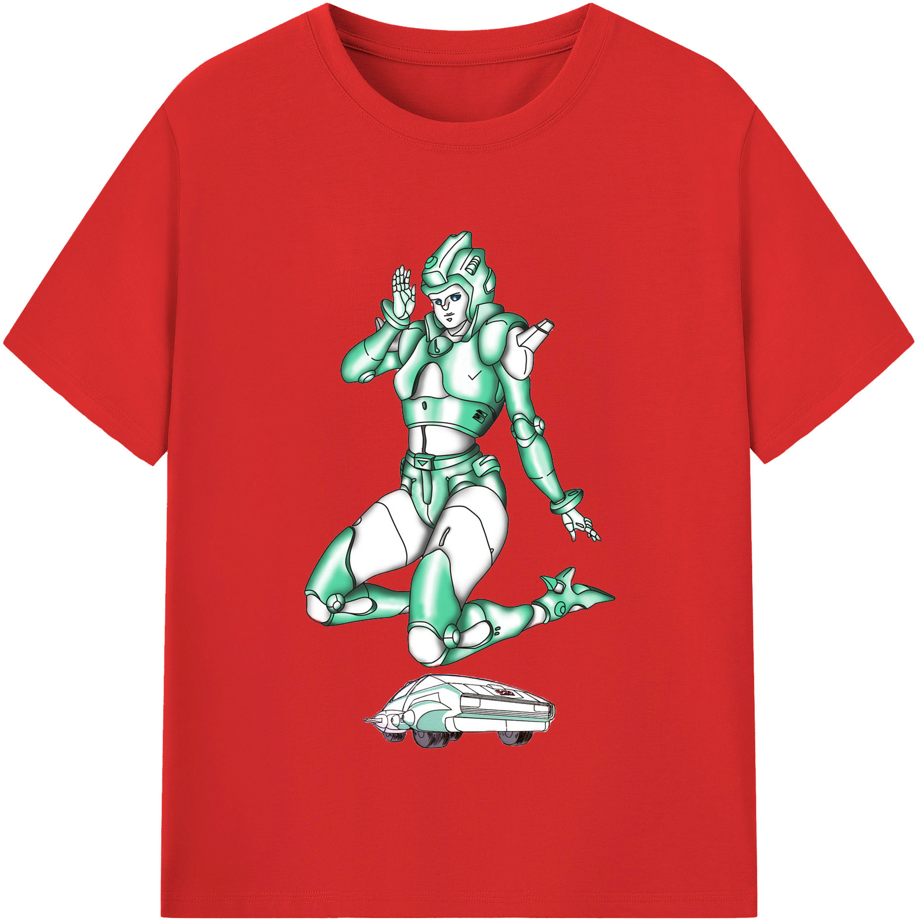  レディースカジュアルプリントTシャツ（綿100％）