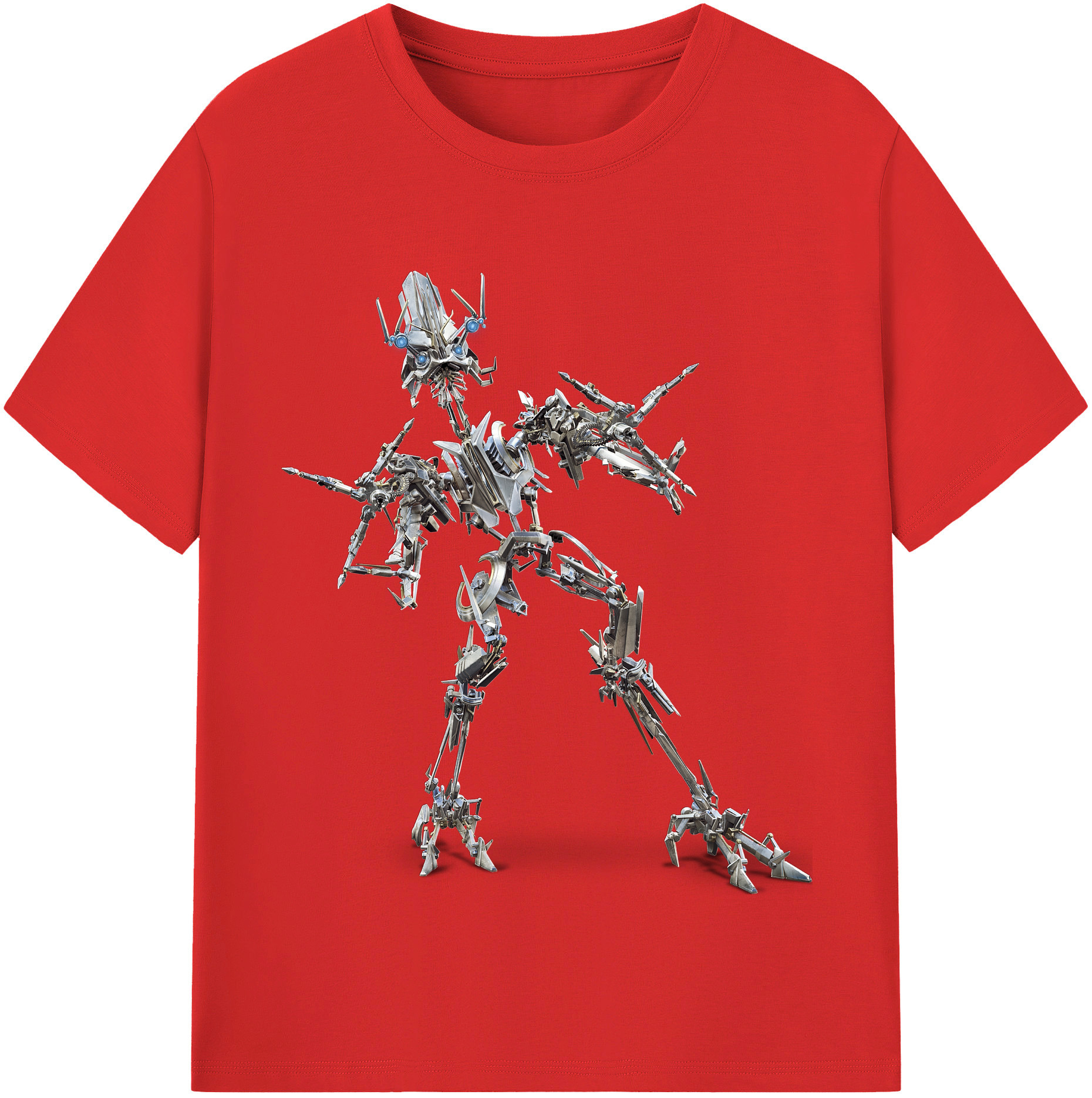 （画像用）  レディースカジュアルプリントTシャツ（綿100％）