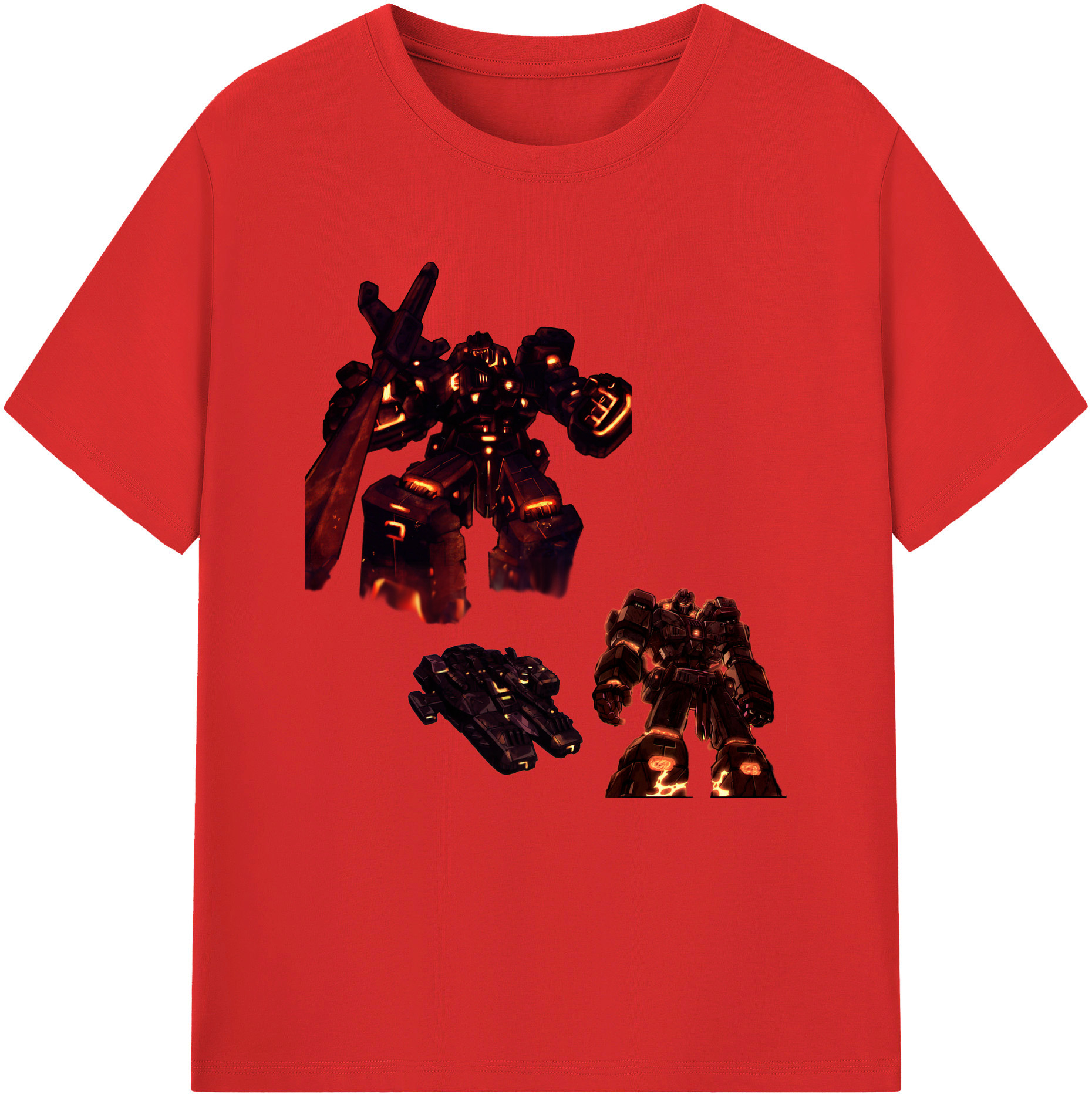 （画像用）  レディースカジュアルプリントTシャツ（綿100％）