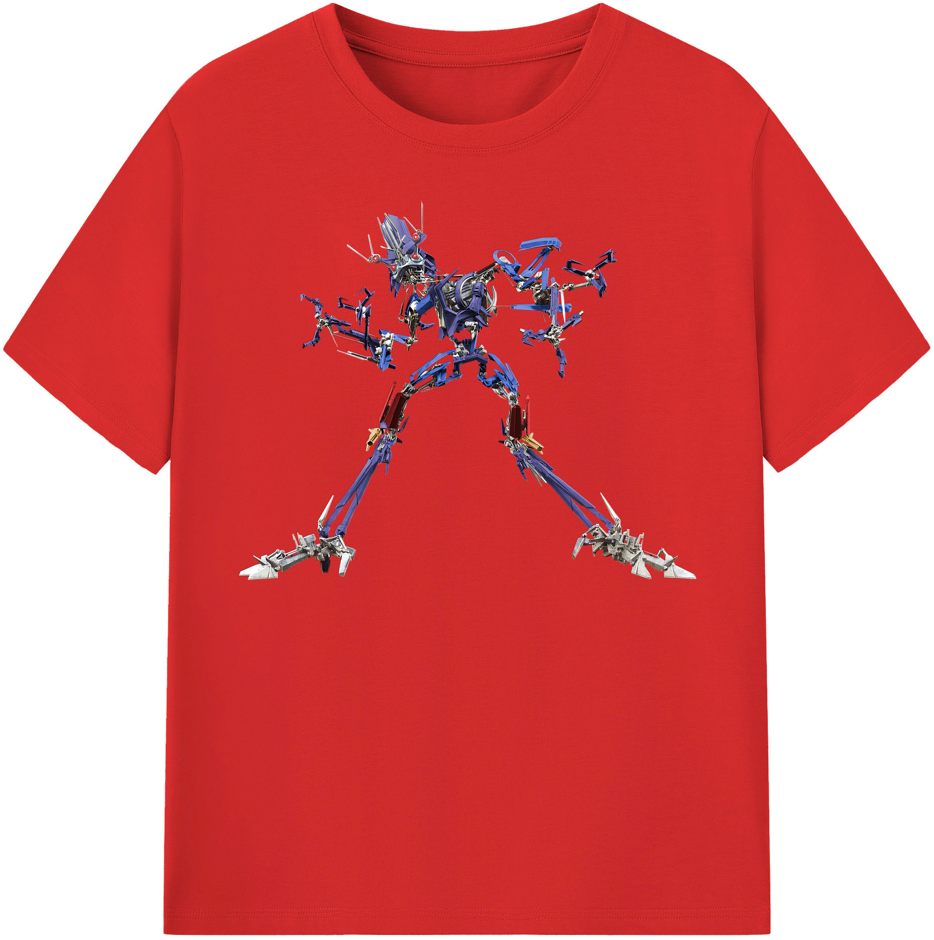 （画像用）  レディースカジュアルプリントTシャツ（綿100％）