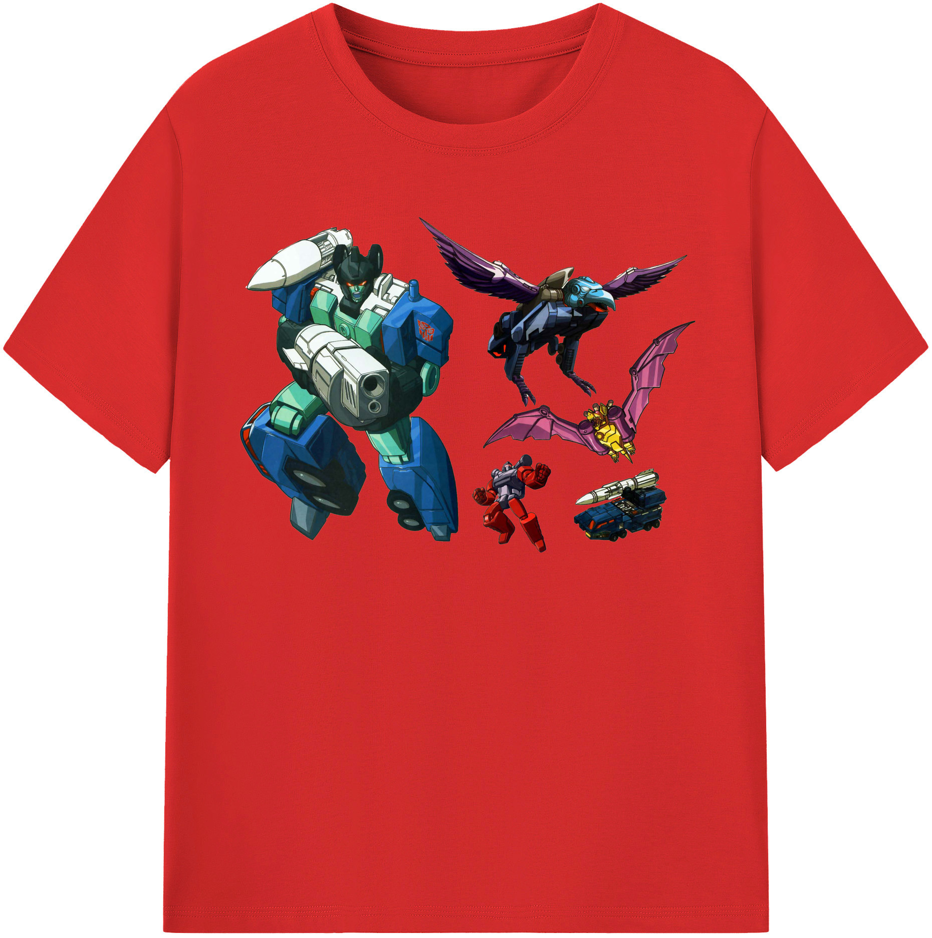 （画像用）  レディースカジュアルプリントTシャツ（綿100％）