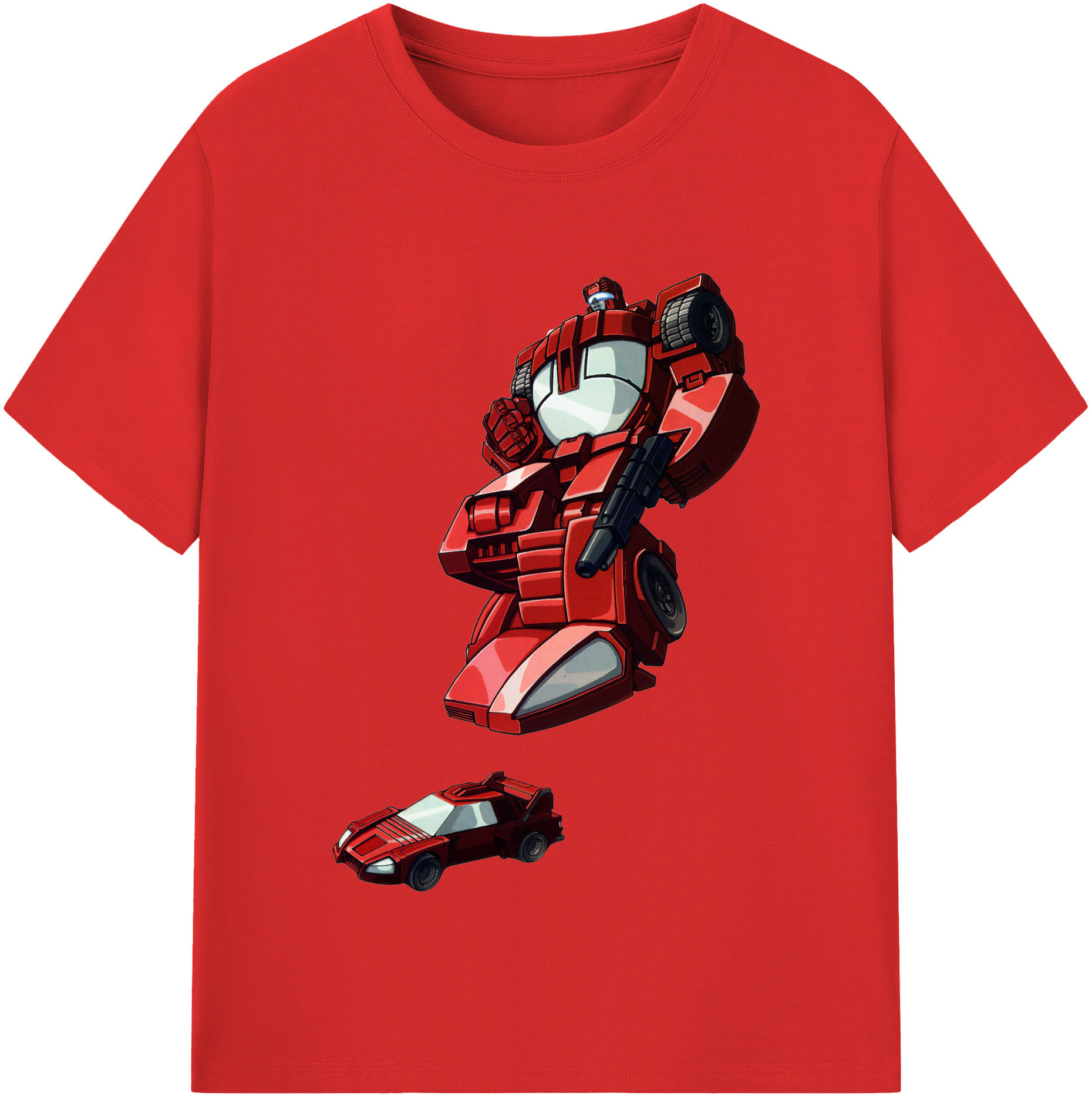 （画像用）  レディースカジュアルプリントTシャツ（綿100％）