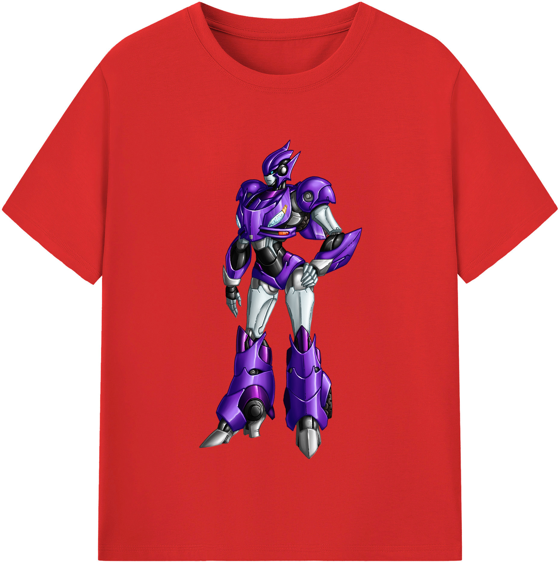 （画像用）  レディースカジュアルプリントTシャツ（綿100％）
